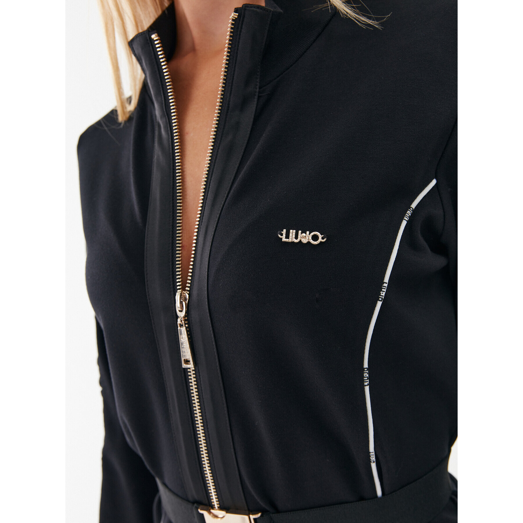 Liu Jo Sport Každodenné šaty TF3152 J6182 Čierna Regular Fit - Pepit.sk