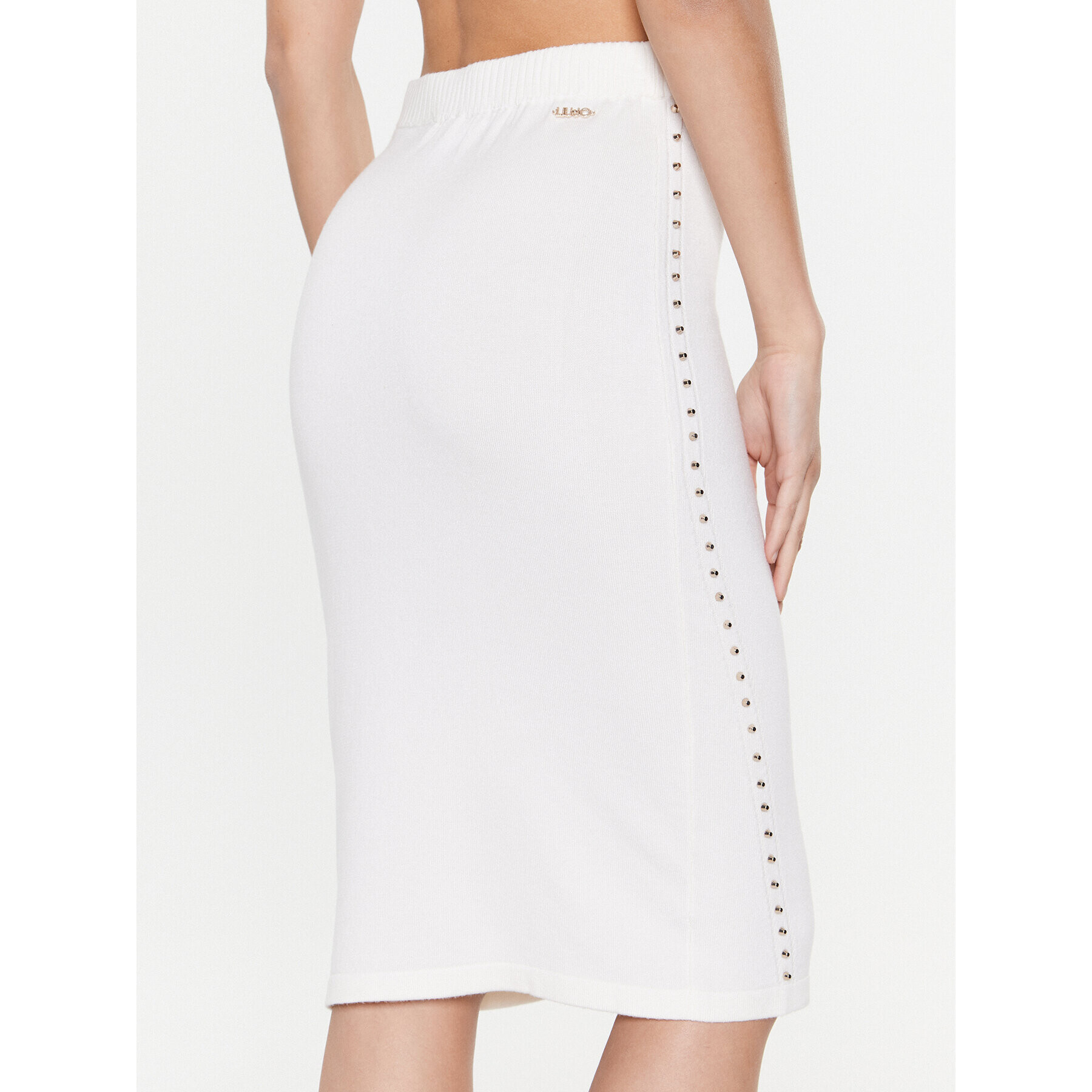 Liu Jo Sport Midi sukňa TA3060 MS49I Béžová Slim Fit - Pepit.sk