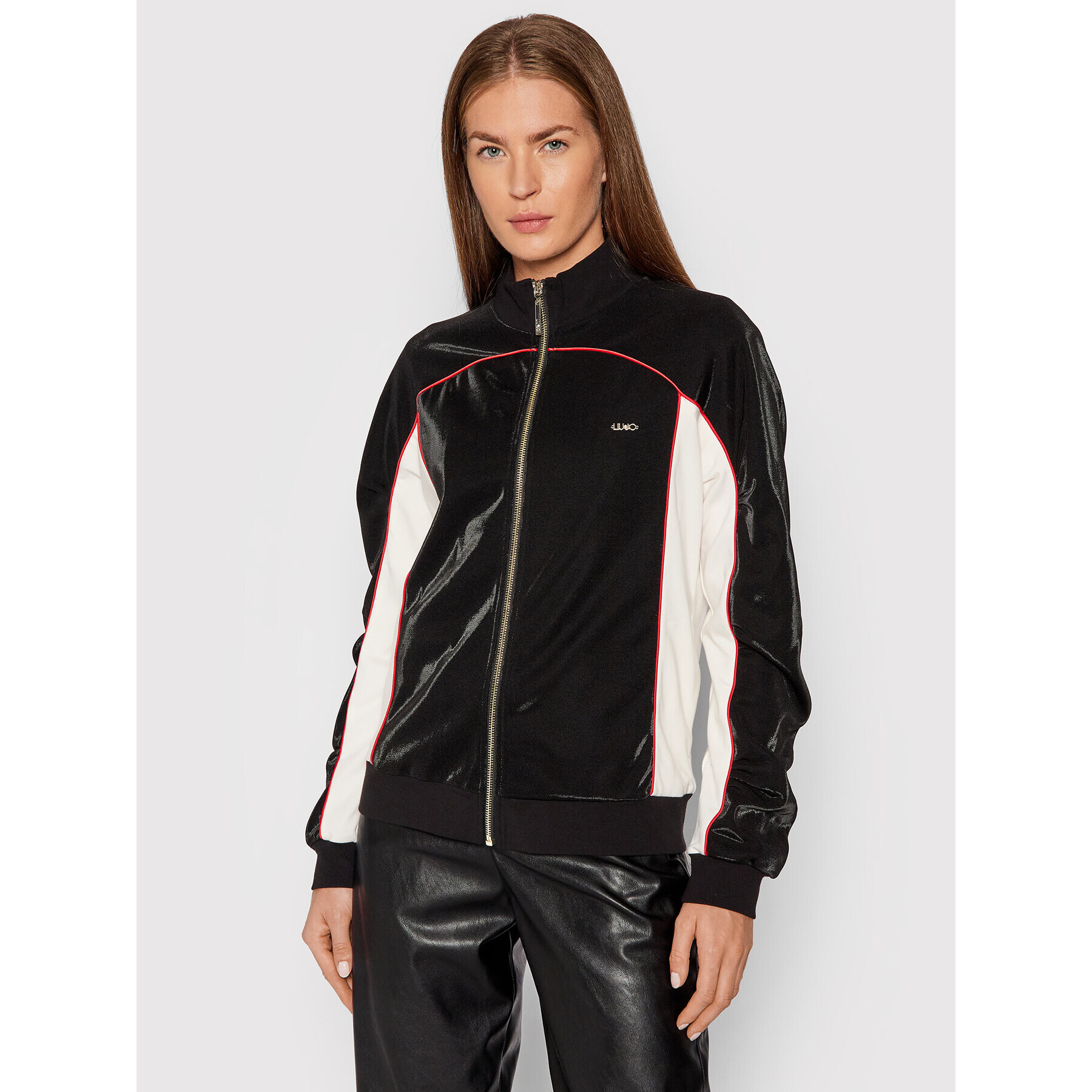 Liu Jo Sport Mikina TF1055 J6241 Čierna Regular Fit - Pepit.sk