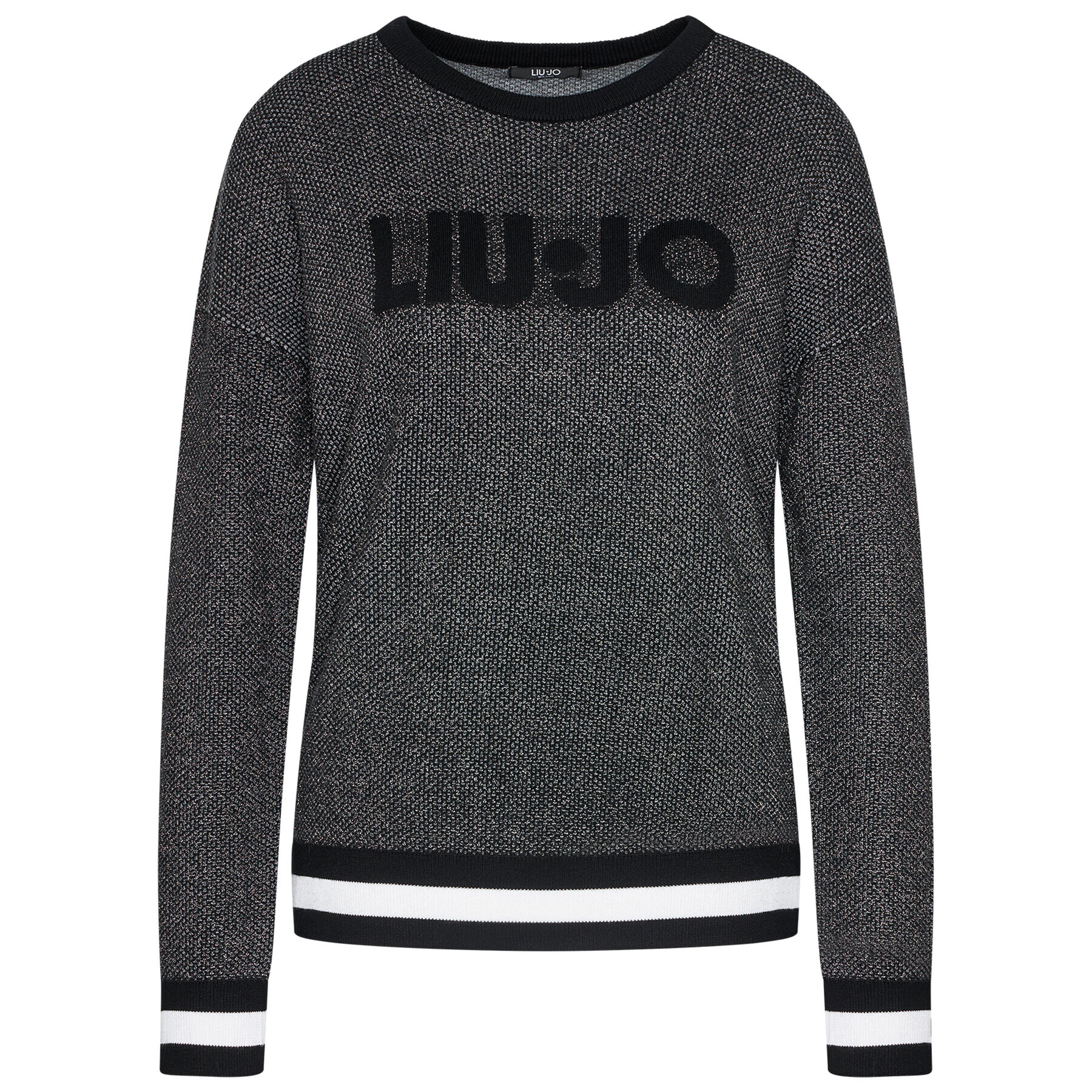 Liu Jo Sport Sveter TF0075 MA49I Čierna Regular Fit - Pepit.sk