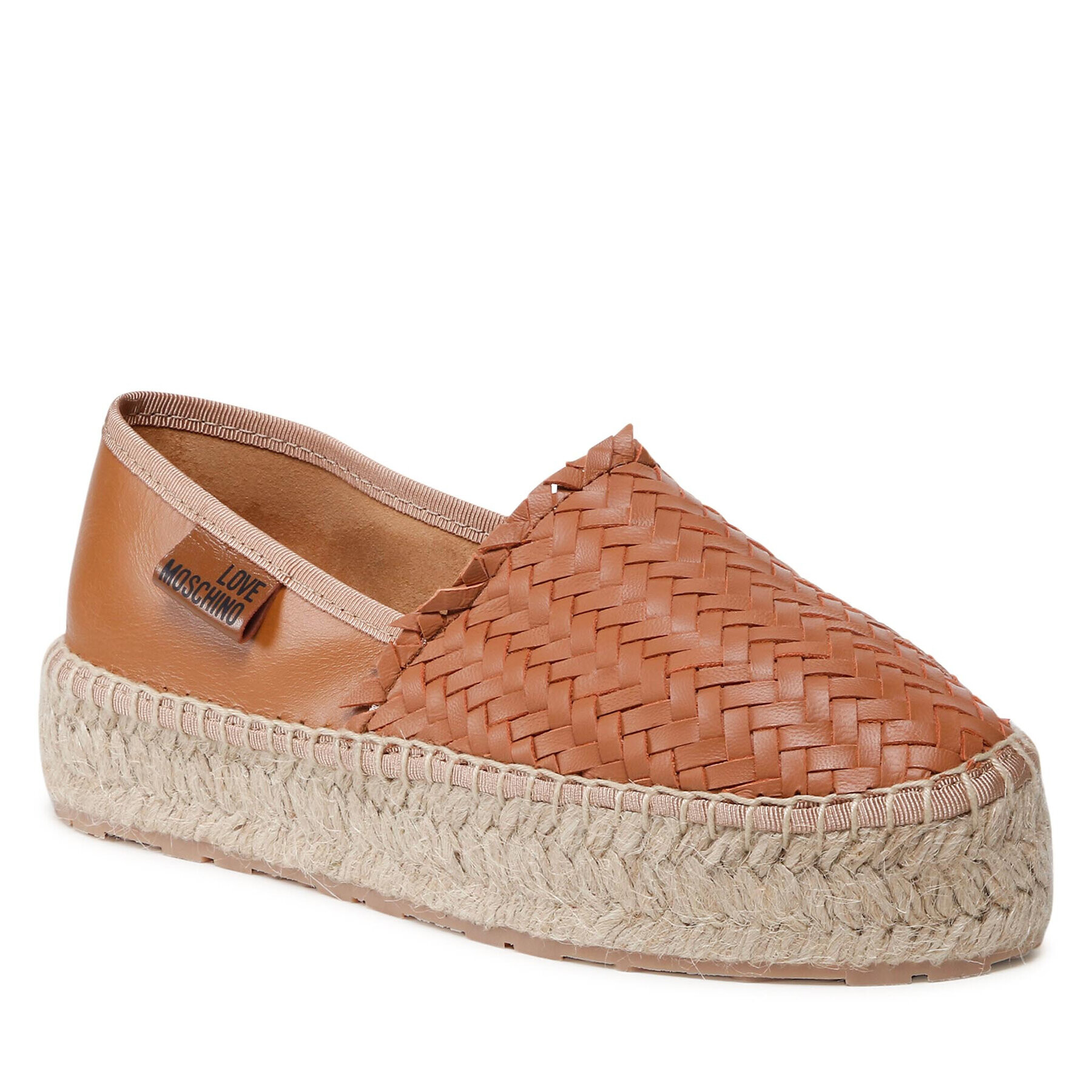 LOVE MOSCHINO Espadrilky JA10183G0EJA0200 Hnedá - Pepit.sk