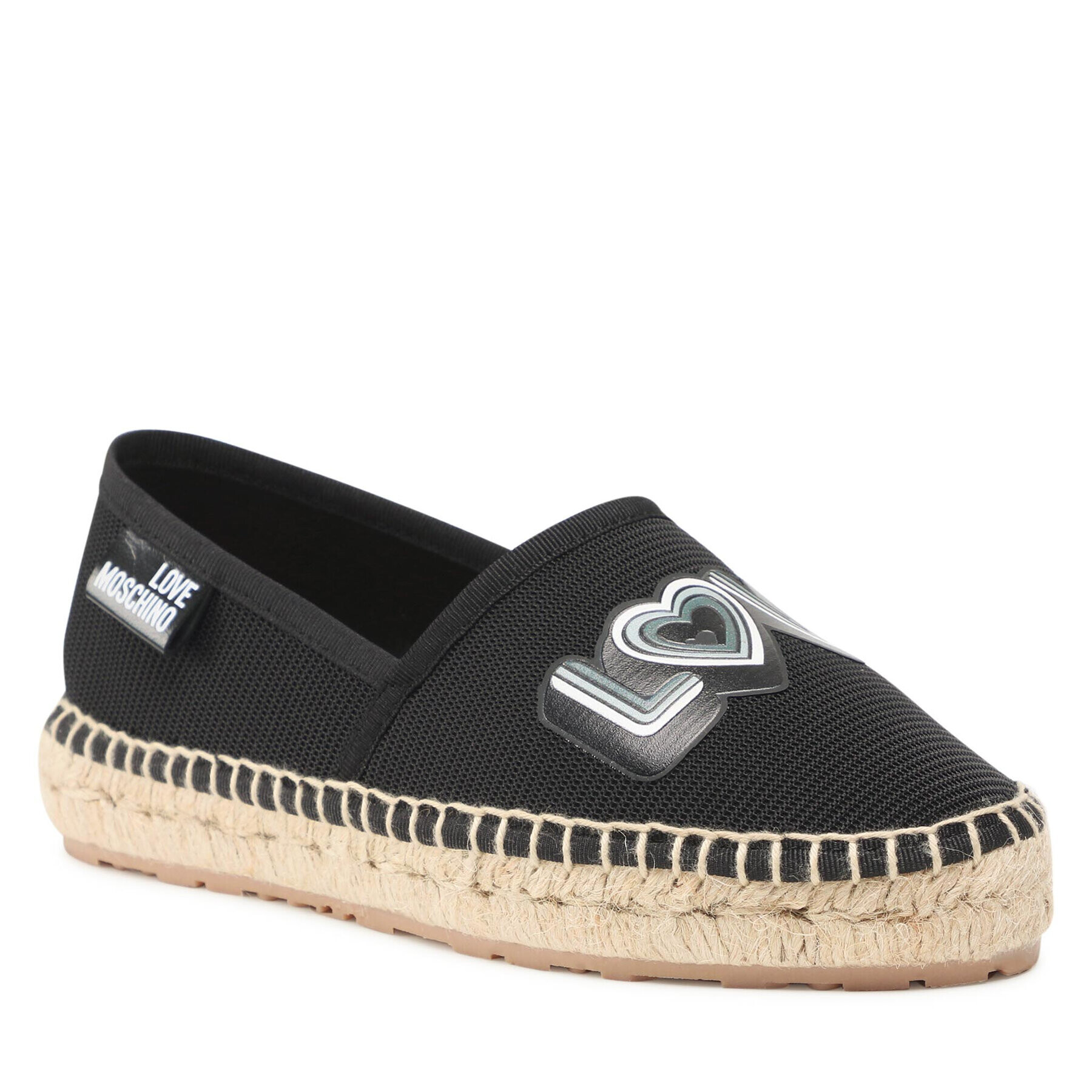 LOVE MOSCHINO Espadrilky JA10192G0EJI0000 Čierna - Pepit.sk