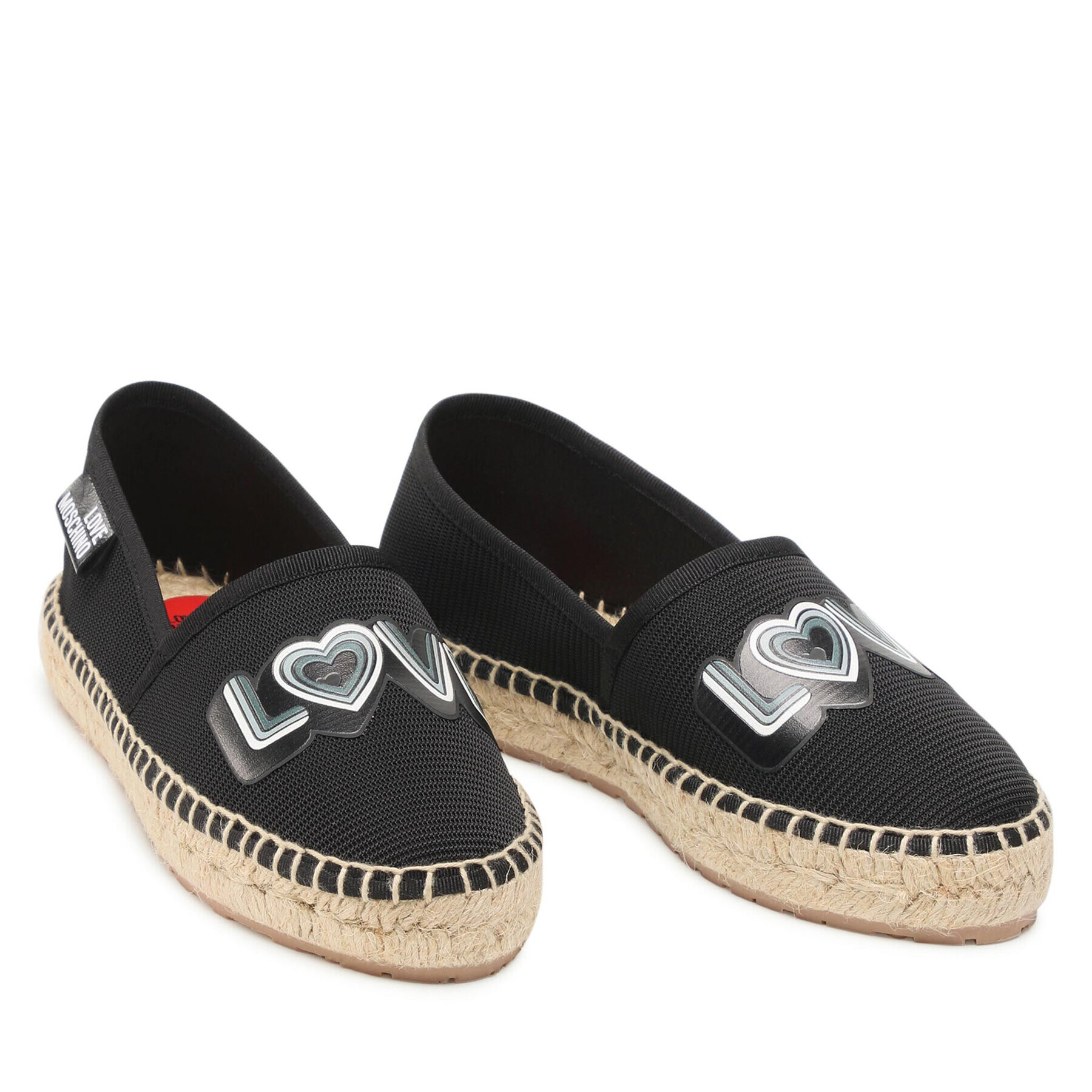 LOVE MOSCHINO Espadrilky JA10192G0EJI0000 Čierna - Pepit.sk