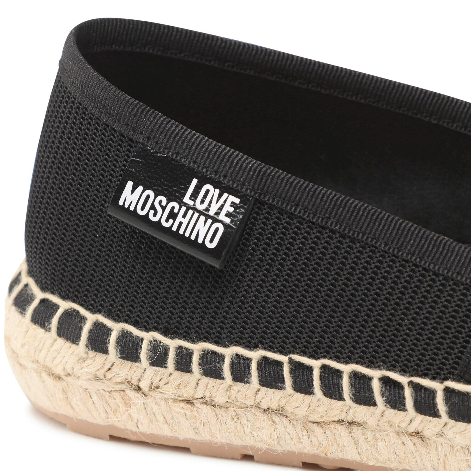 LOVE MOSCHINO Espadrilky JA10192G0EJI0000 Čierna - Pepit.sk