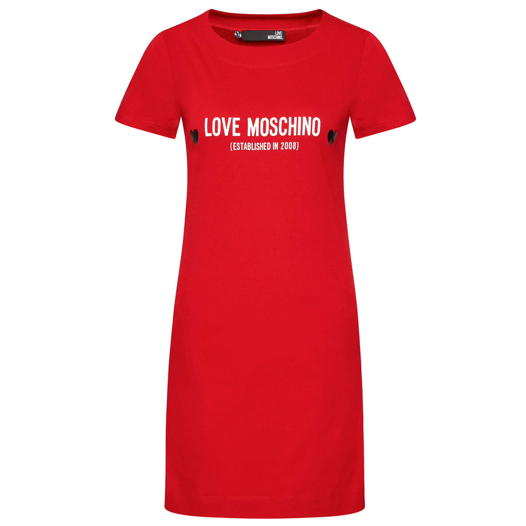 LOVE MOSCHINO Každodenné šaty W592913M 3876 Červená Regular Fit - Pepit.sk