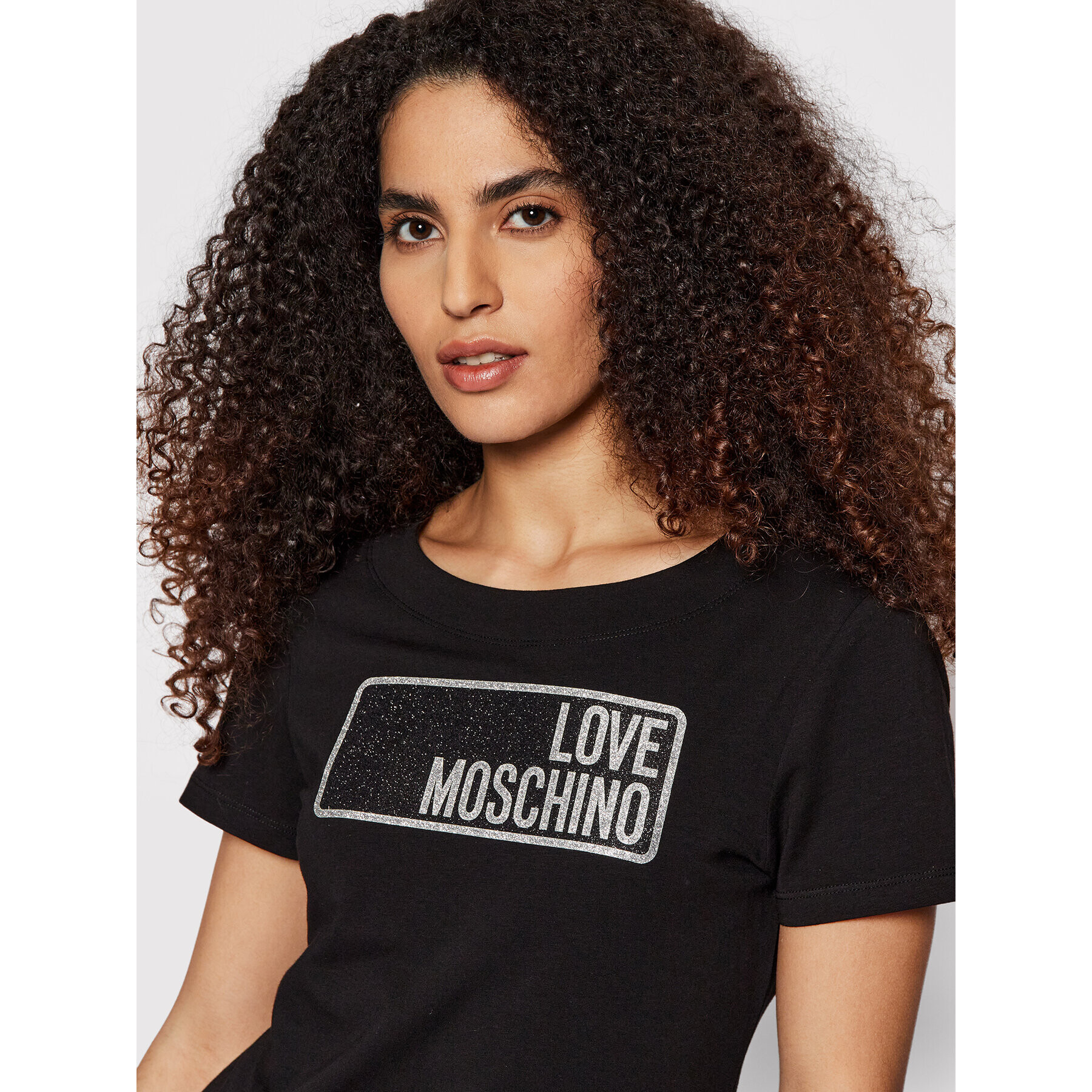 LOVE MOSCHINO Každodenné šaty W592917E 1951 Čierna Regular Fit - Pepit.sk