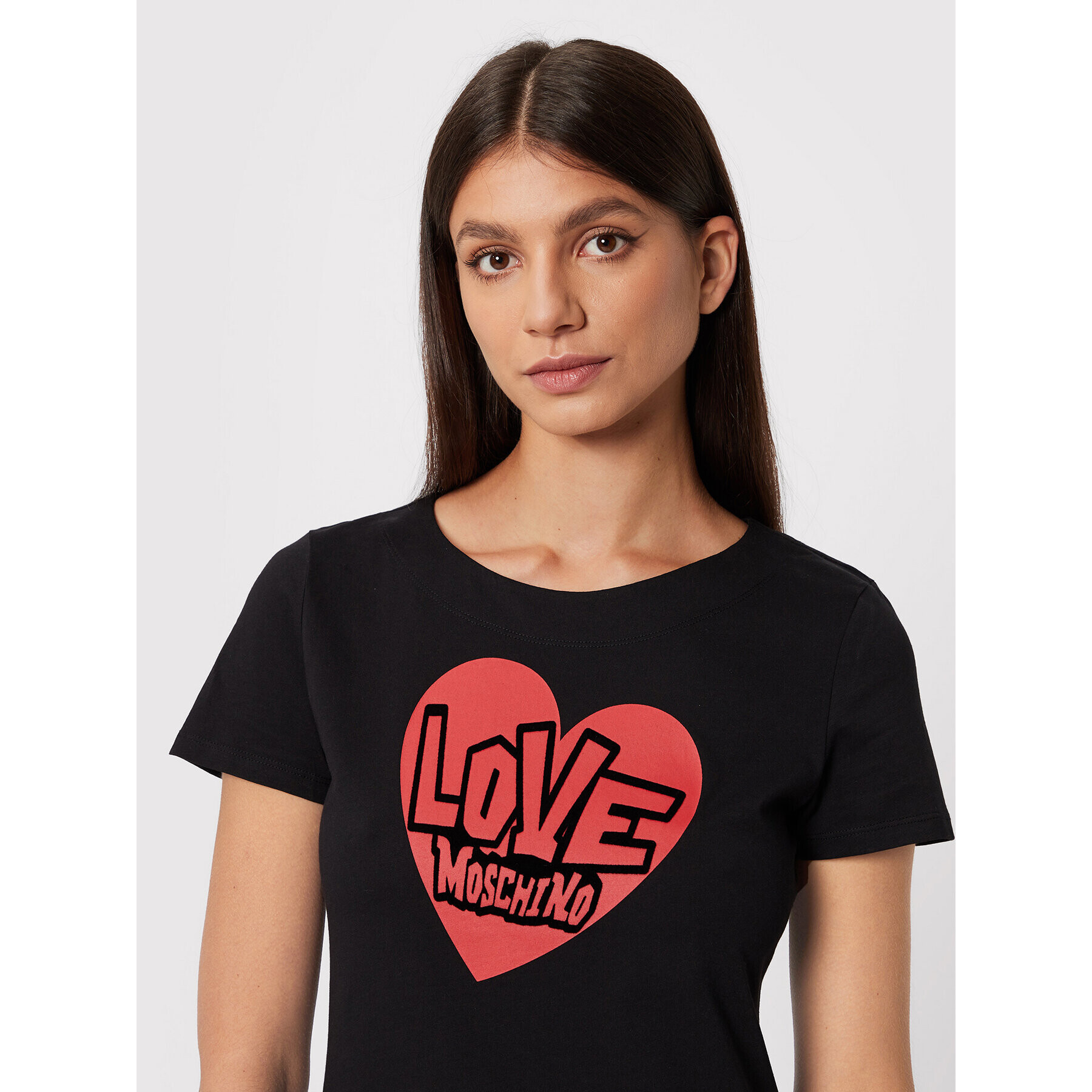 LOVE MOSCHINO Každodenné šaty W592921M 3876 Čierna Regular Fit - Pepit.sk