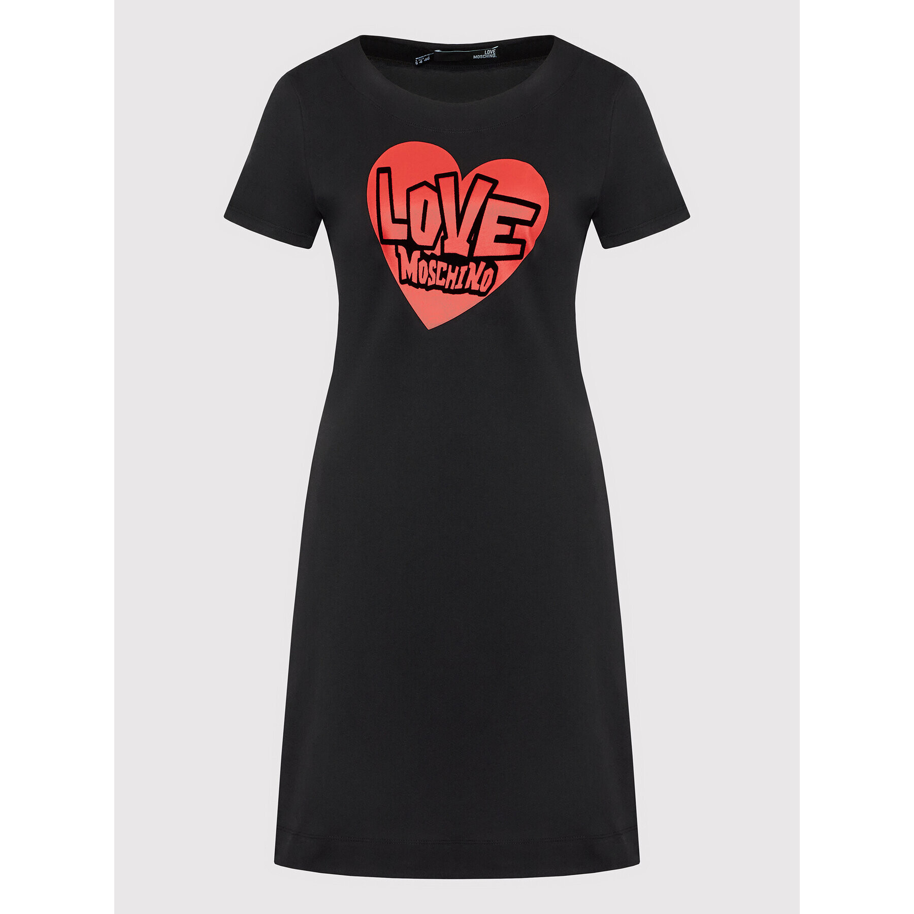 LOVE MOSCHINO Každodenné šaty W592921M 3876 Čierna Regular Fit - Pepit.sk