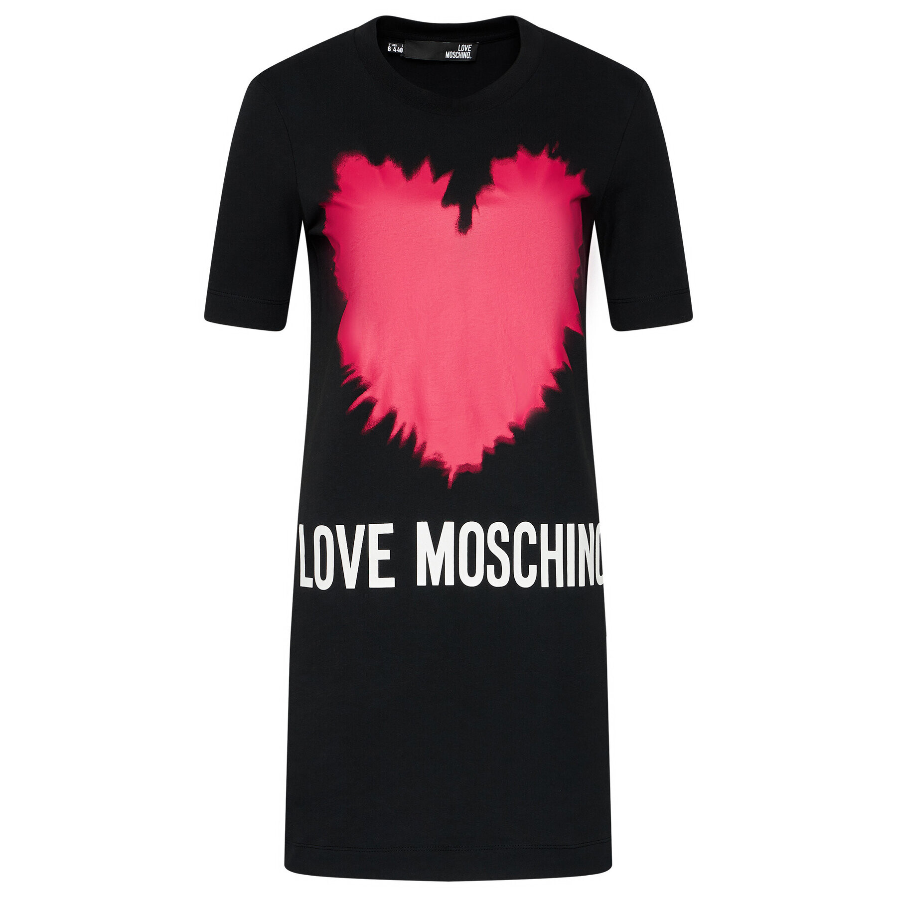 LOVE MOSCHINO Každodenné šaty W5A0221M 3876 Čierna Regular Fit - Pepit.sk