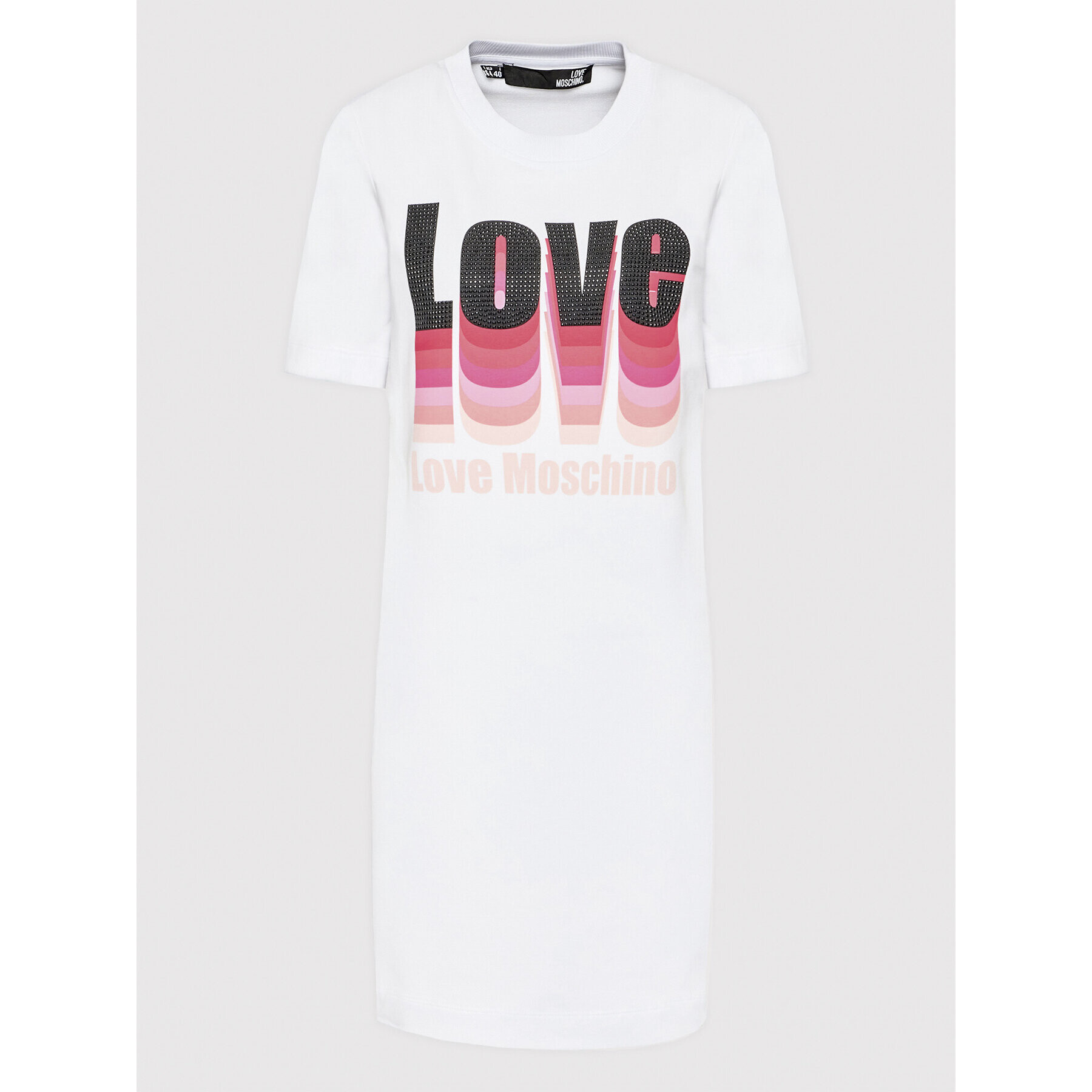 LOVE MOSCHINO Každodenné šaty W5A0225E 2246 Biela Regular Fit - Pepit.sk