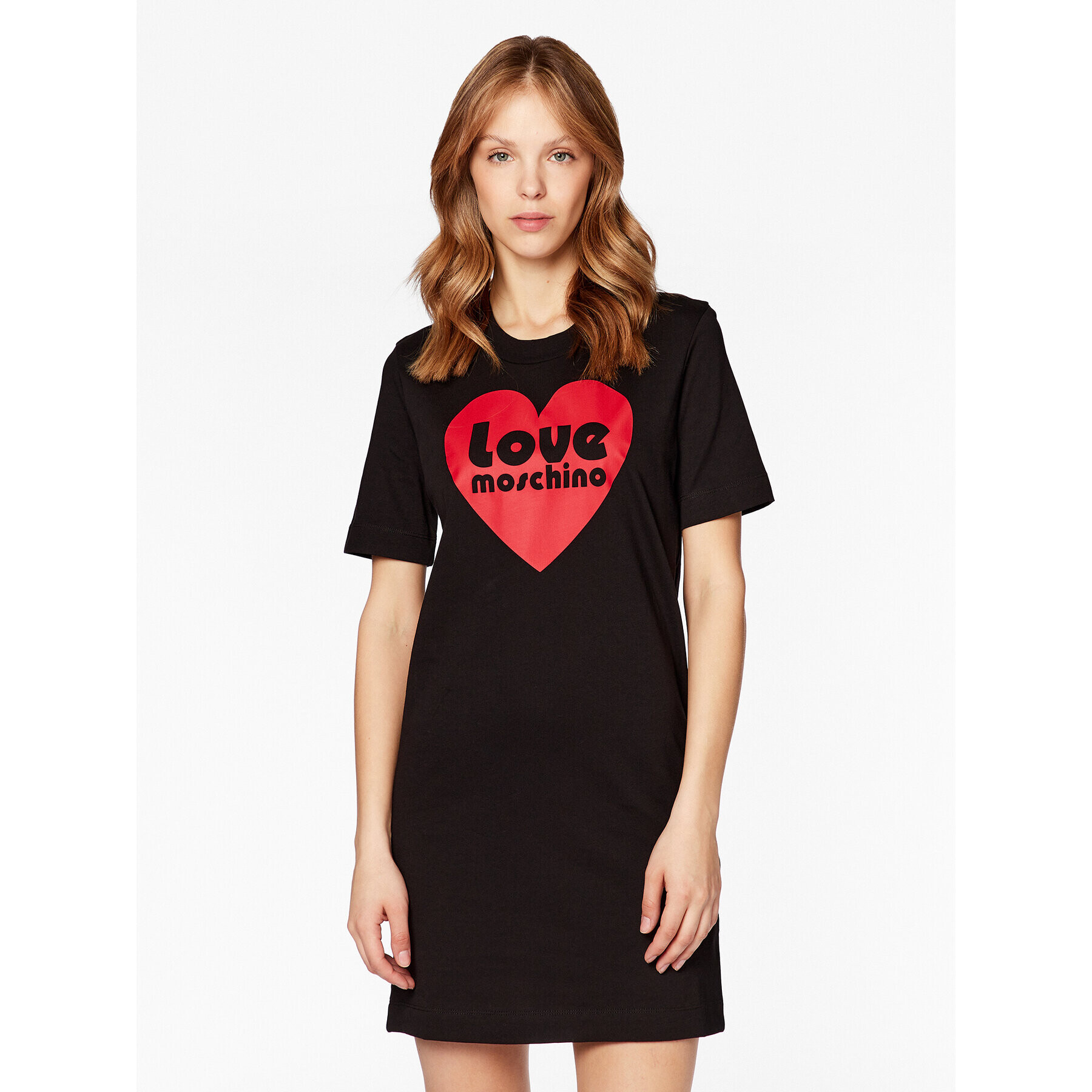 LOVE MOSCHINO Každodenné šaty W5A0230M 4405 Čierna Regular Fit - Pepit.sk