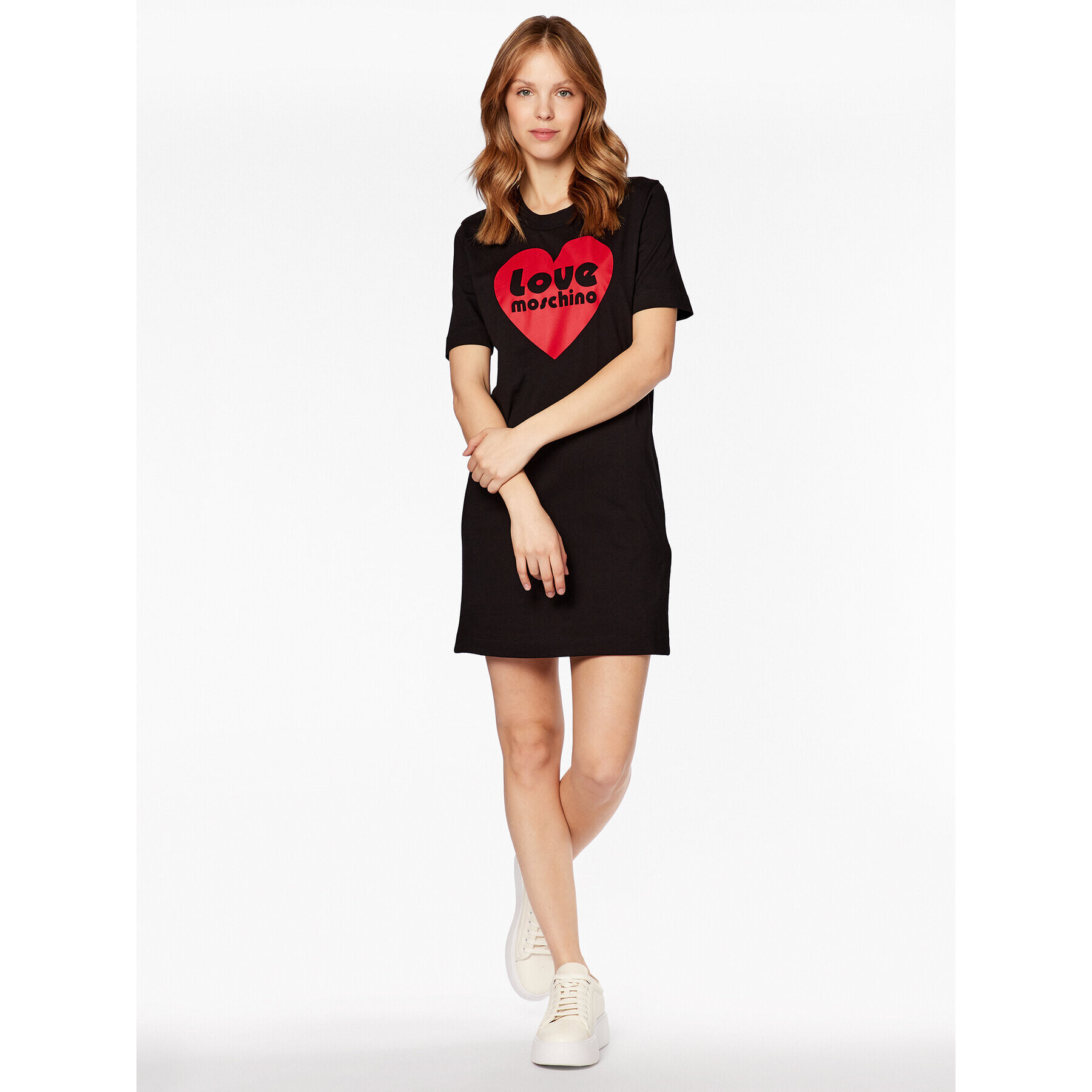 LOVE MOSCHINO Každodenné šaty W5A0230M 4405 Čierna Regular Fit - Pepit.sk