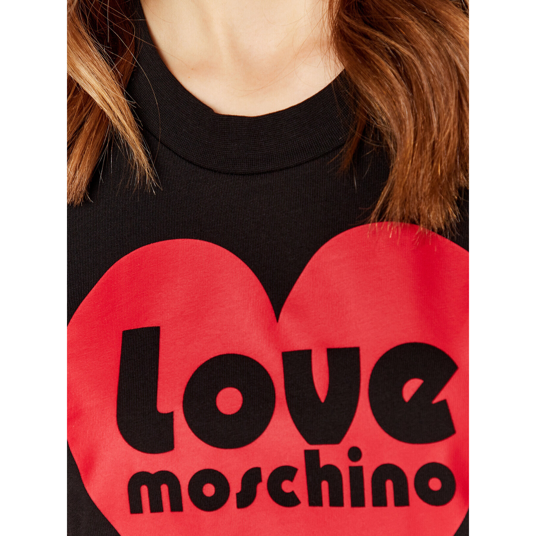 LOVE MOSCHINO Každodenné šaty W5A0230M 4405 Čierna Regular Fit - Pepit.sk