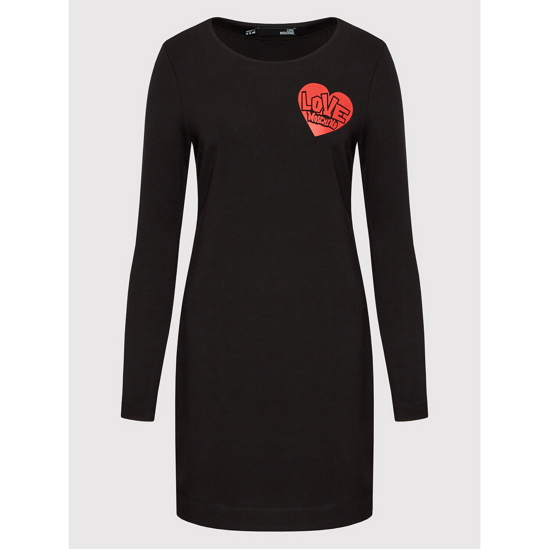 LOVE MOSCHINO Každodenné šaty W5C9201E 2374 Čierna Regular Fit - Pepit.sk