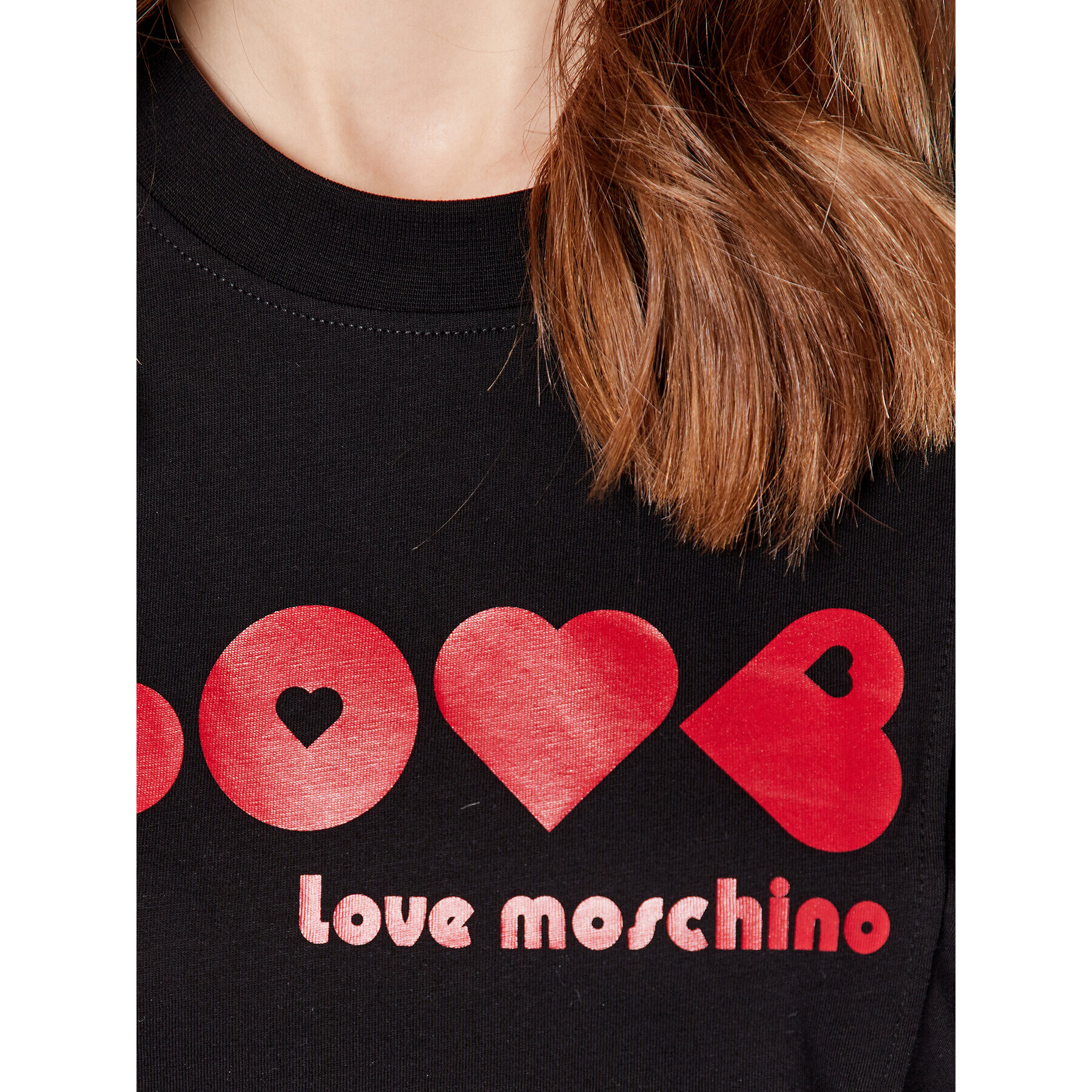 LOVE MOSCHINO Každodenné šaty W5D1601M 3876 Čierna Regular Fit - Pepit.sk