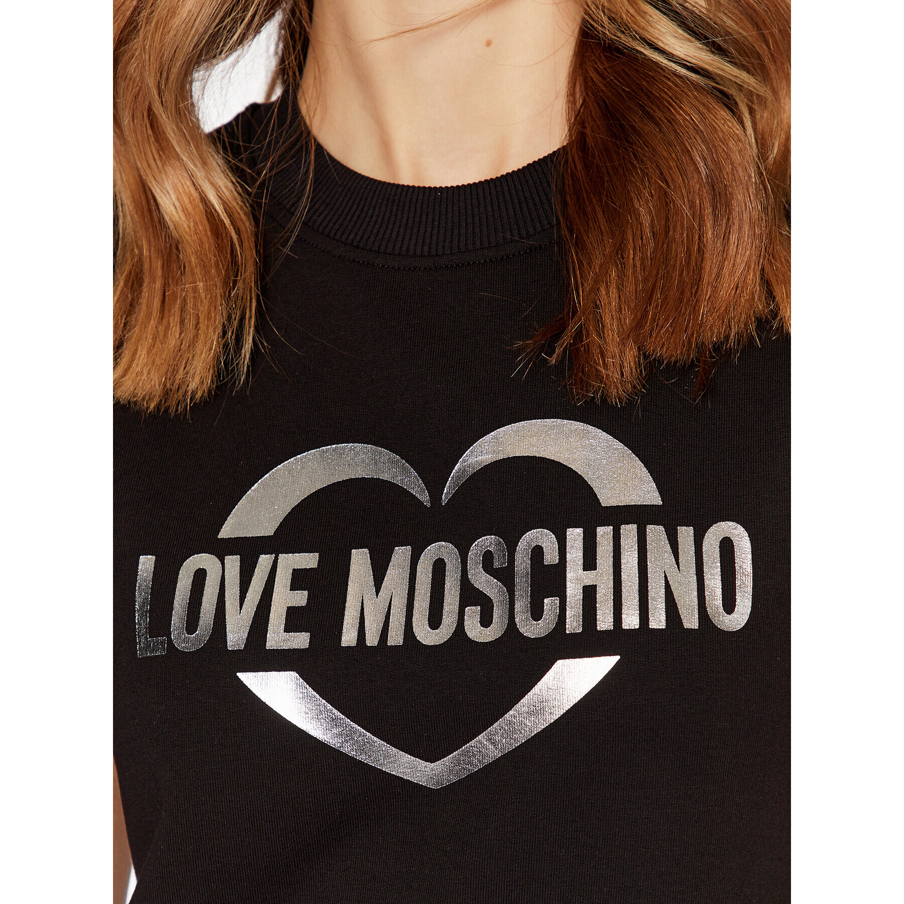 LOVE MOSCHINO Každodenné šaty W5D1901E 2246 Čierna Regular Fit - Pepit.sk