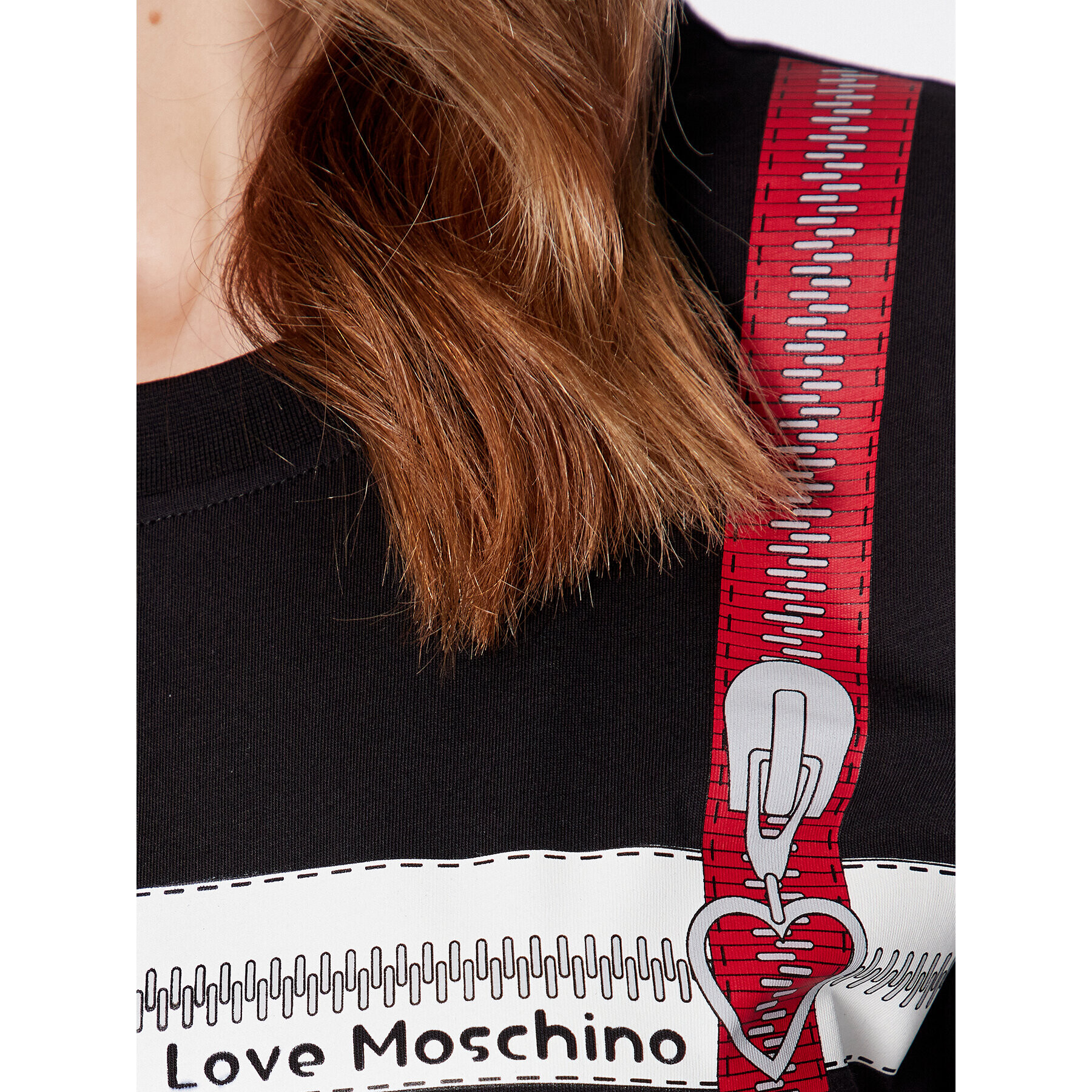 LOVE MOSCHINO Každodenné šaty W5D3201M 3876 Čierna Regular Fit - Pepit.sk