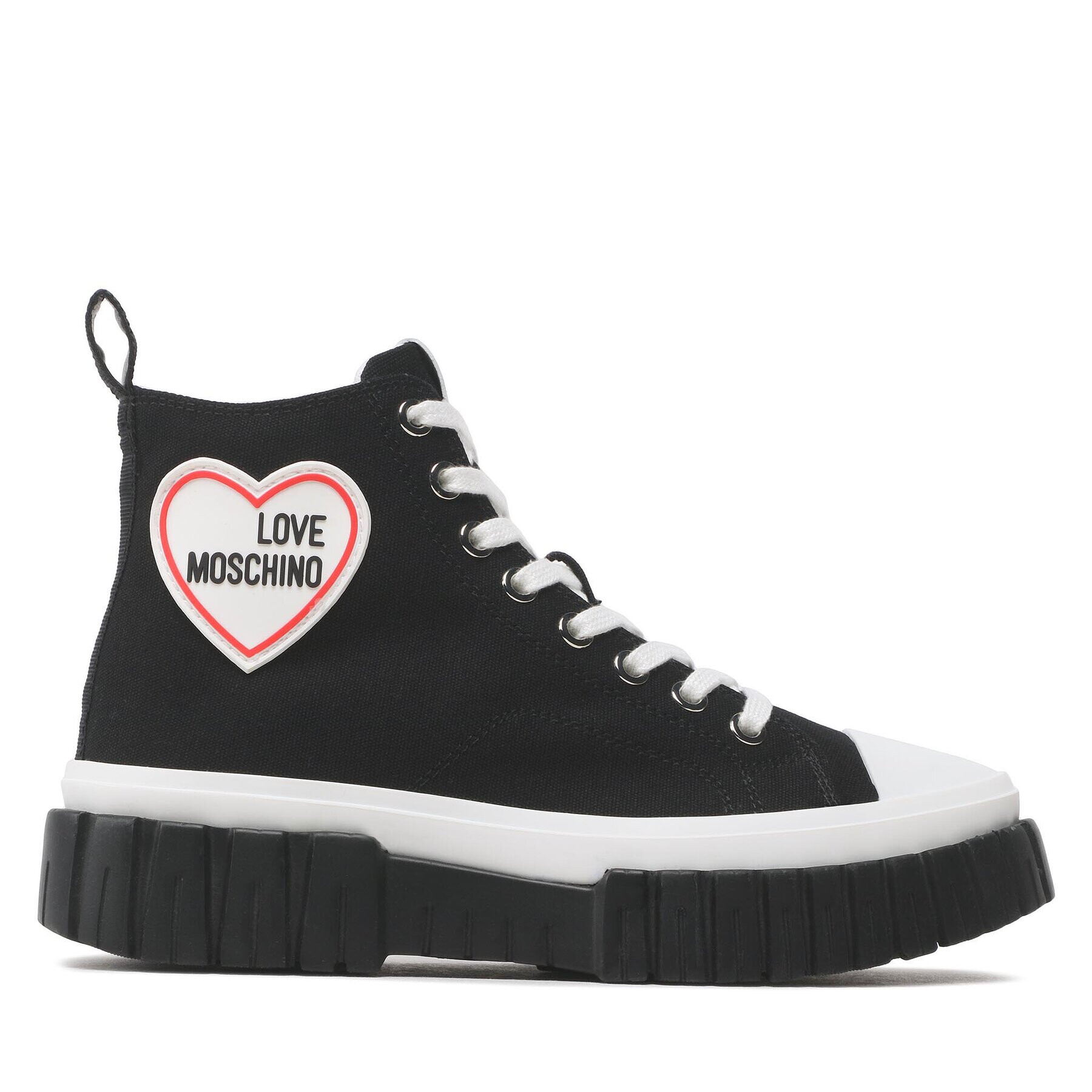 LOVE MOSCHINO Plátenky JA15595G1GJH0000 Čierna - Pepit.sk