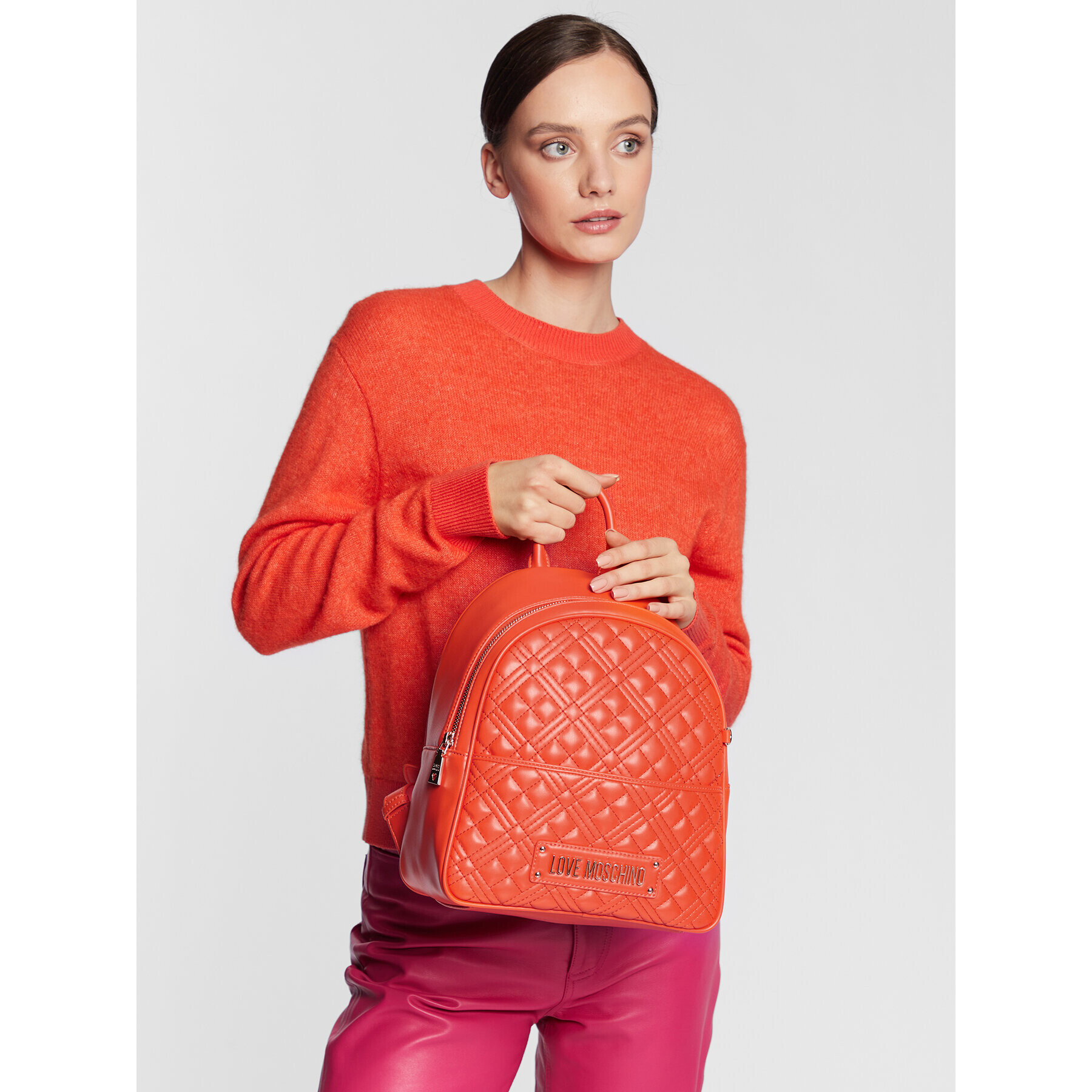 LOVE MOSCHINO Ruksak JC4018PP1GLA0450 Oranžová - Pepit.sk