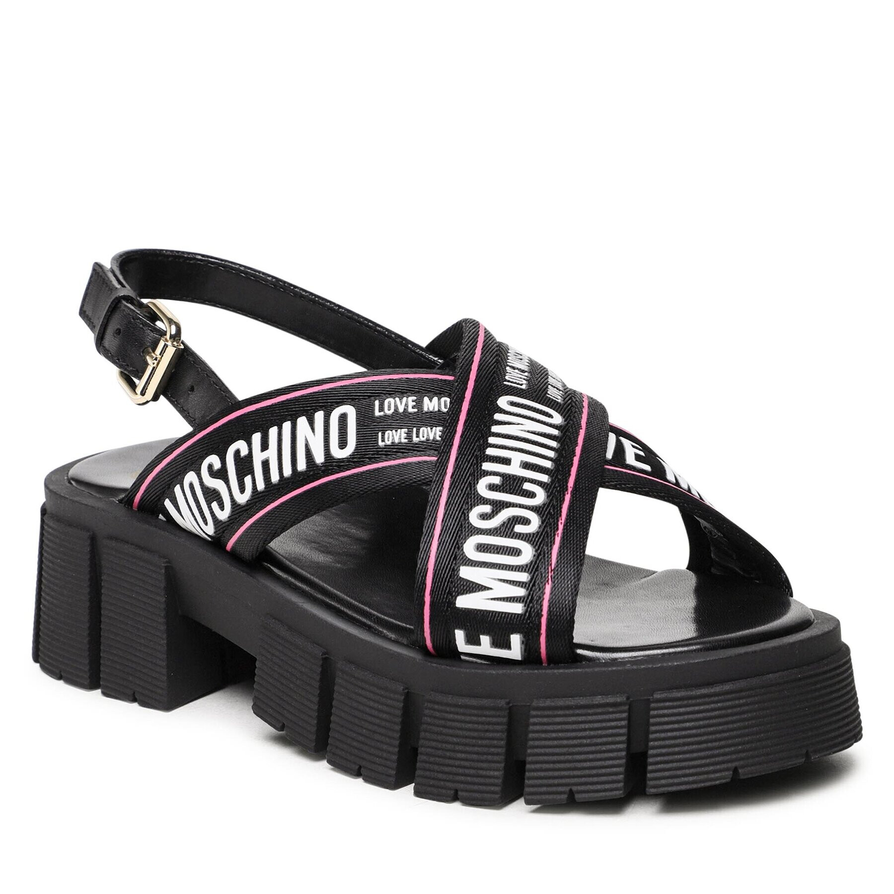 LOVE MOSCHINO Sandále JA16186G0GIX200A Čierna - Pepit.sk