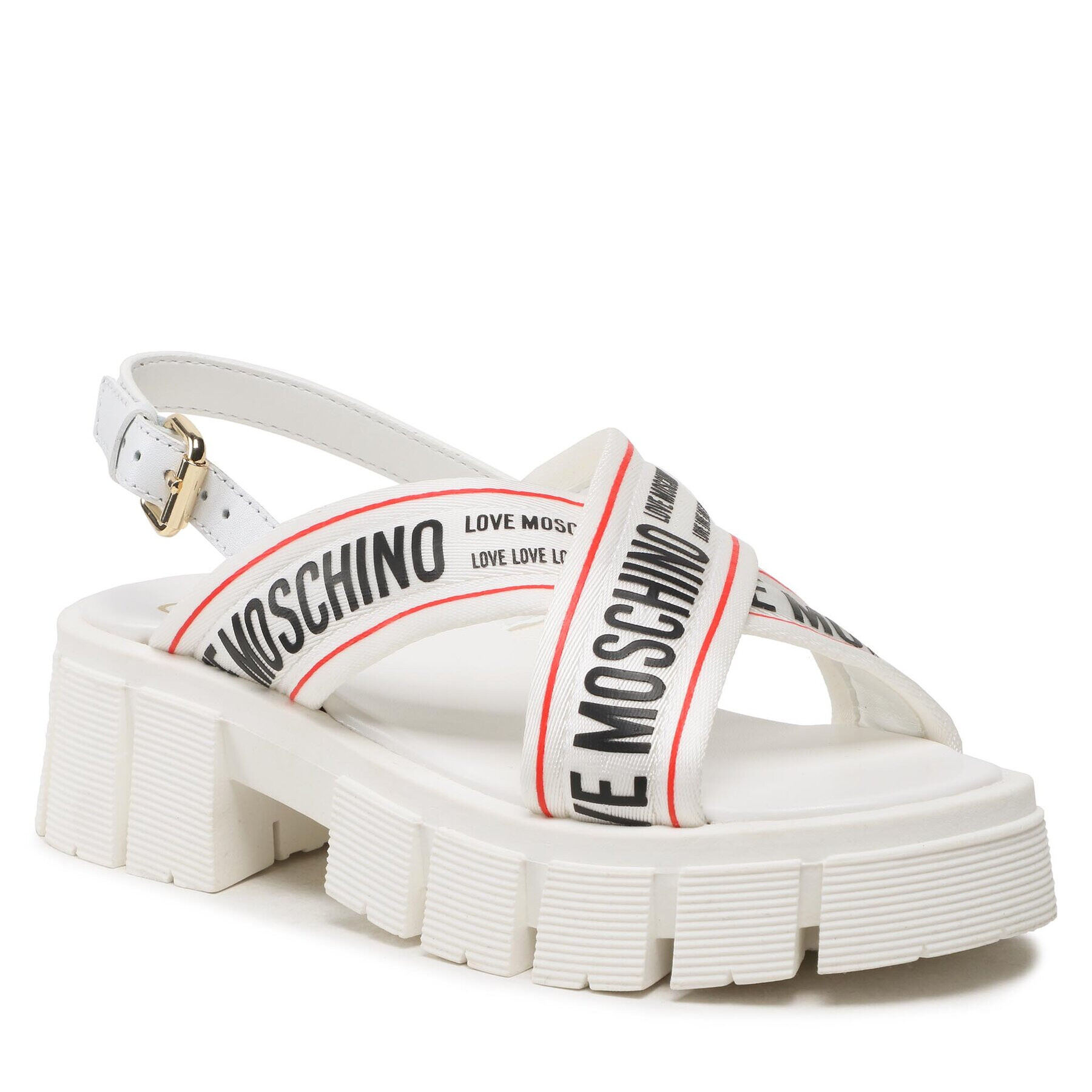 LOVE MOSCHINO Sandále JA16186G0GIX210A Biela - Pepit.sk