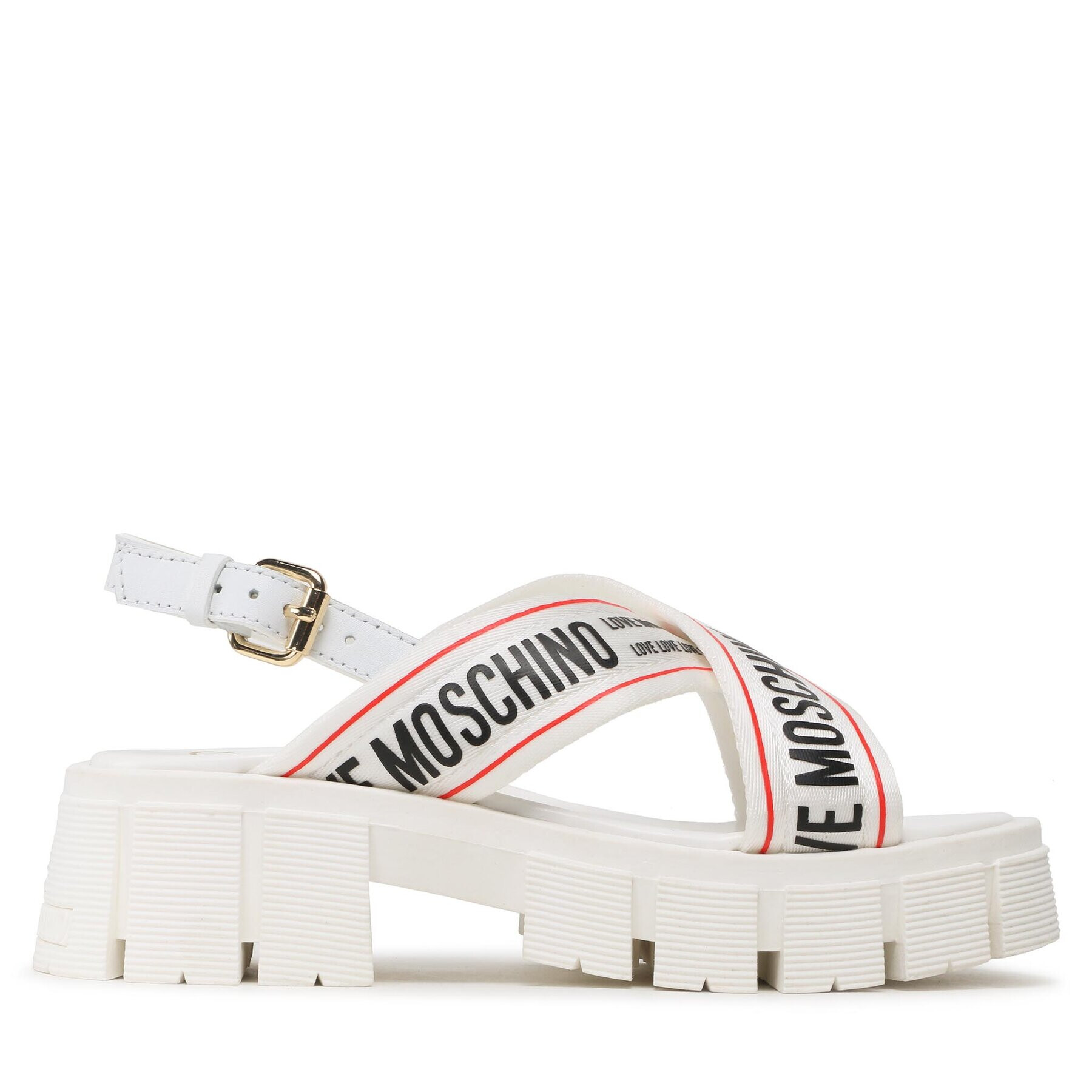 LOVE MOSCHINO Sandále JA16186G0GIX210A Biela - Pepit.sk