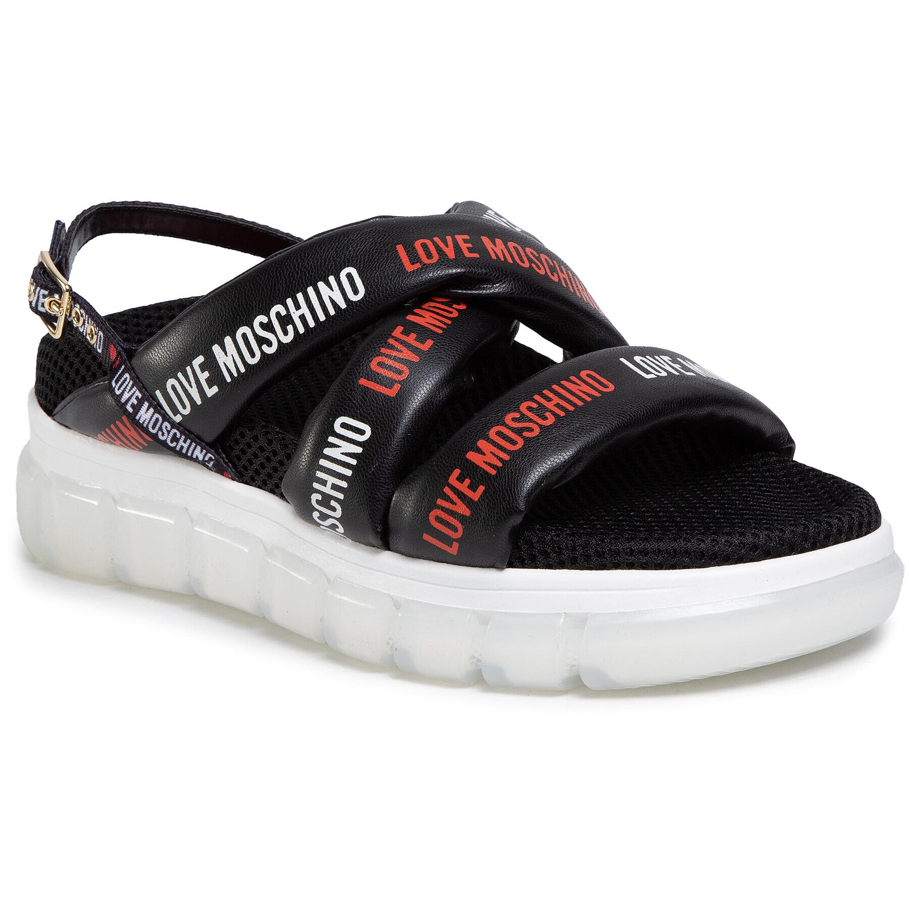 LOVE MOSCHINO Sandále JA16295G0AJA0000 Čierna - Pepit.sk