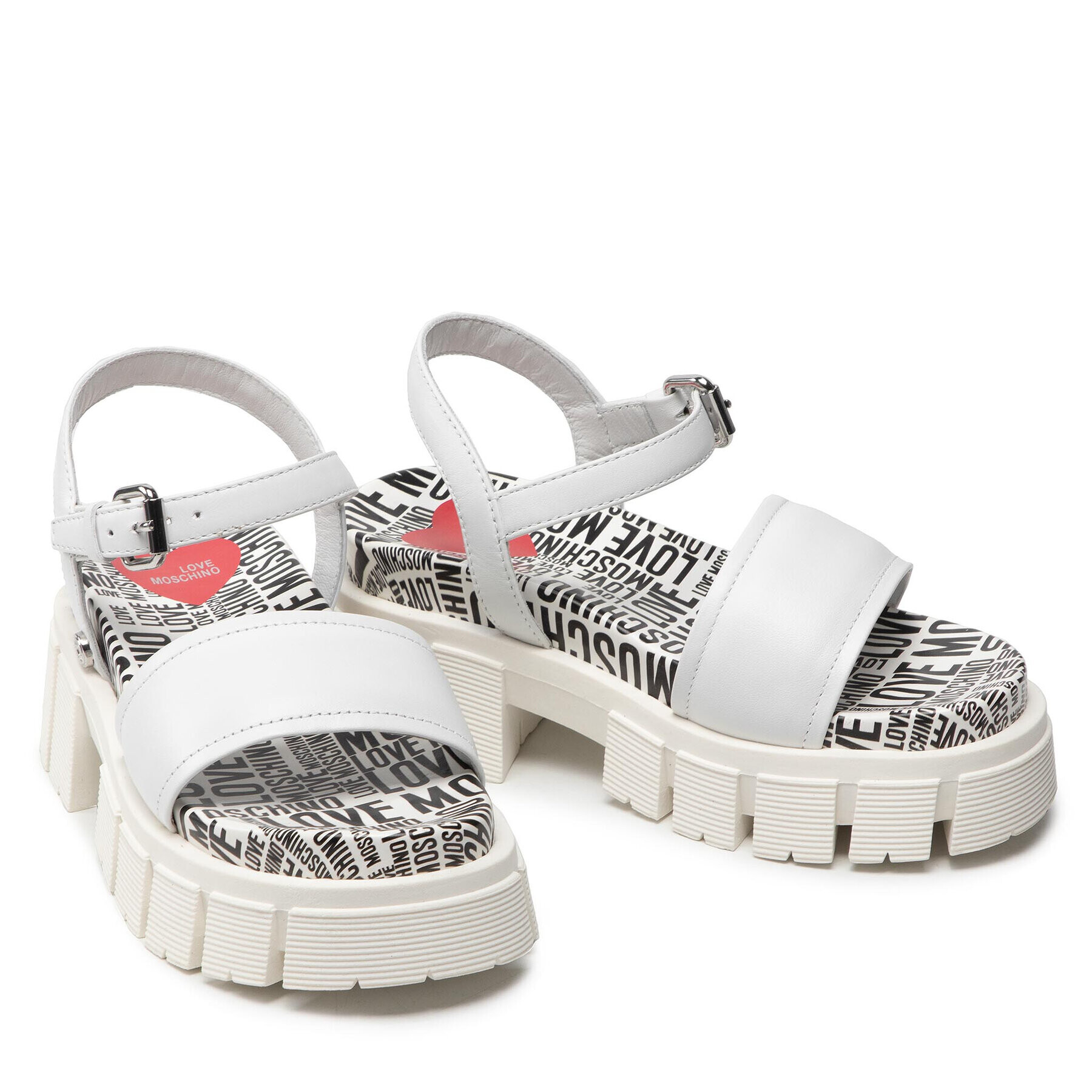 LOVE MOSCHINO Sandále JA16327G0EIAL100 Biela - Pepit.sk