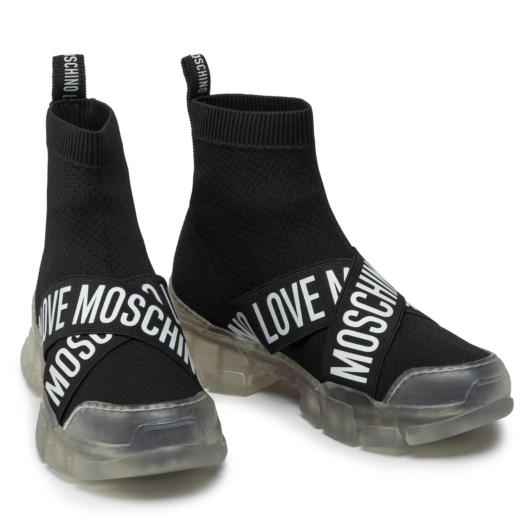 LOVE MOSCHINO Sneakersy JA15014G1EIZJ000 Čierna - Pepit.sk