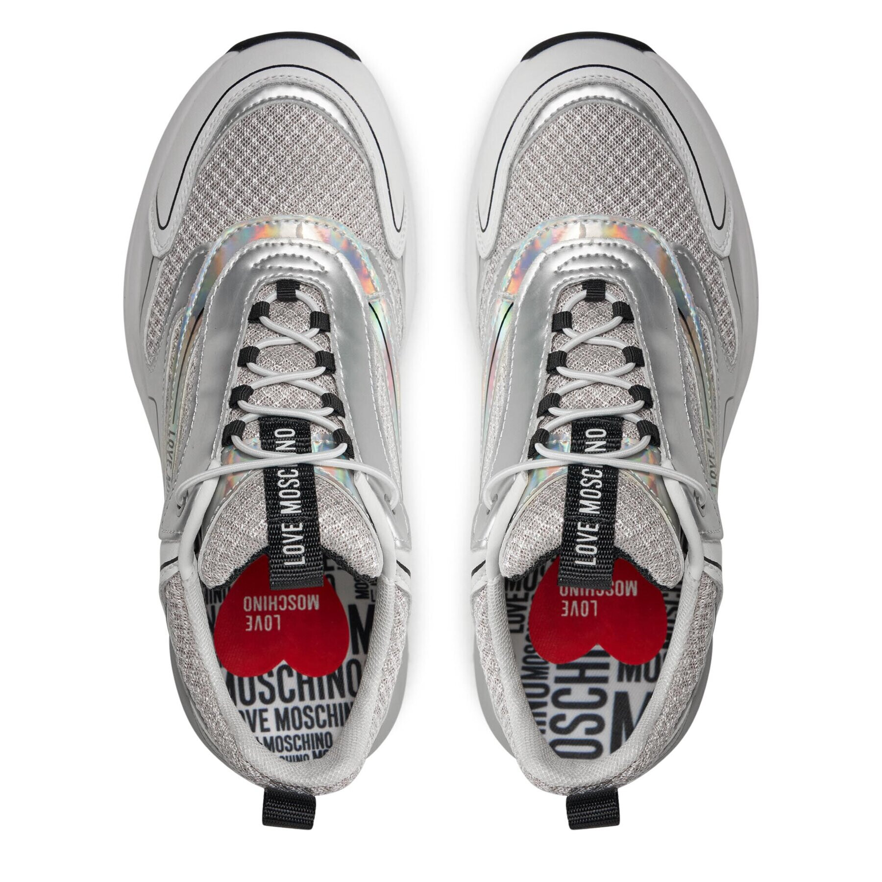 LOVE MOSCHINO Sneakersy JA15025G0HIQ101A Écru - Pepit.sk