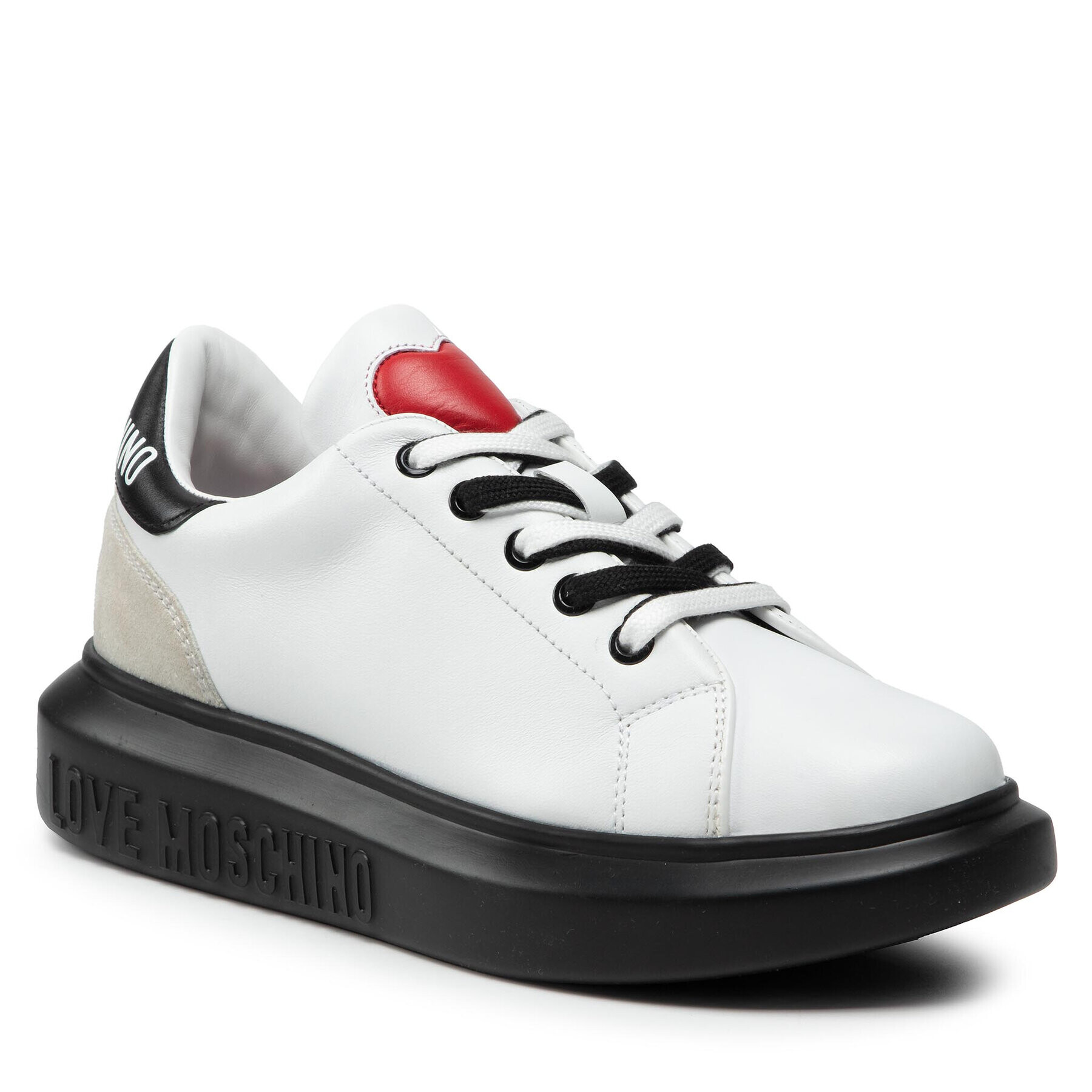 LOVE MOSCHINO Sneakersy JA15044G1EIA210A Biela - Pepit.sk