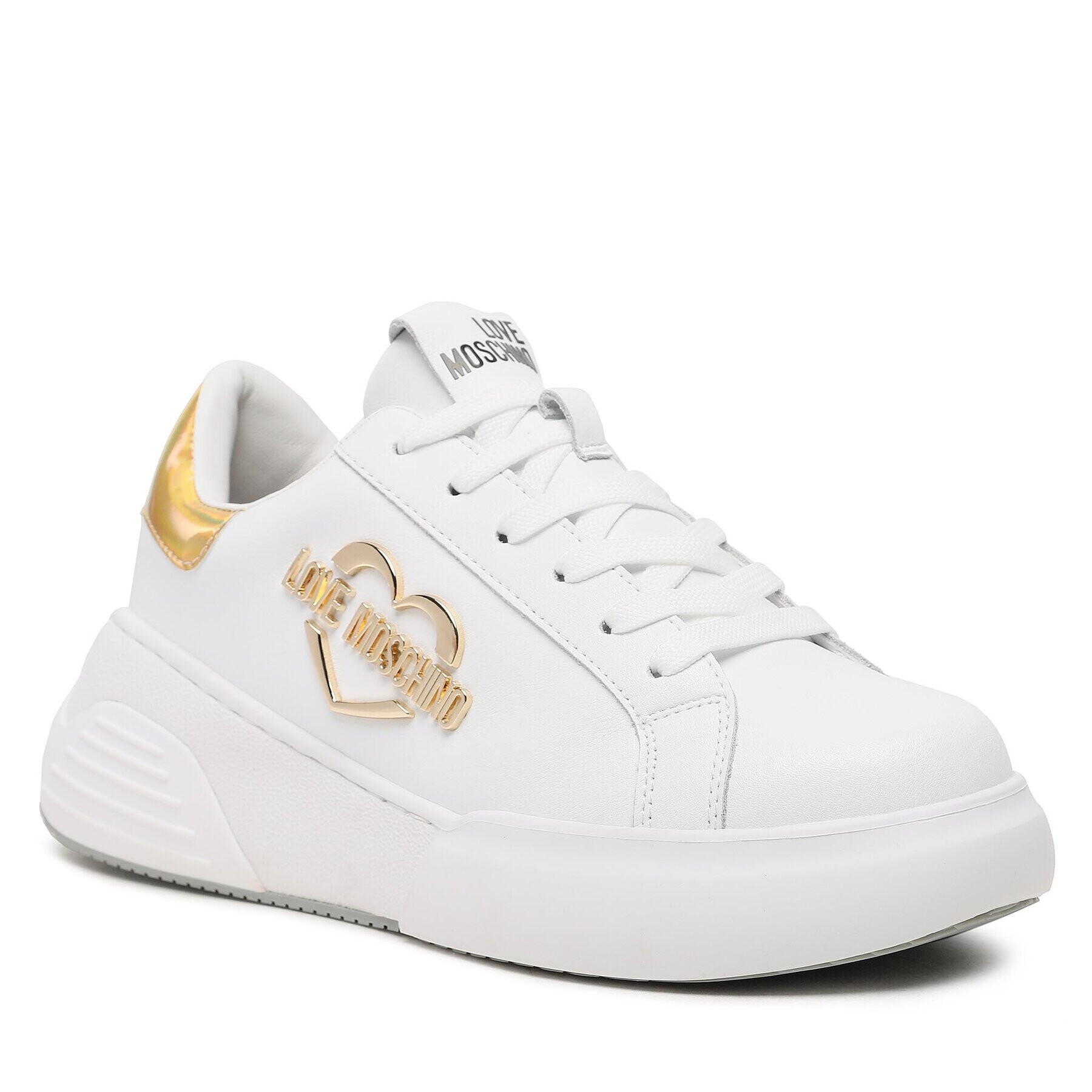 LOVE MOSCHINO Sneakersy JA15105G1HIA510A Biela - Pepit.sk