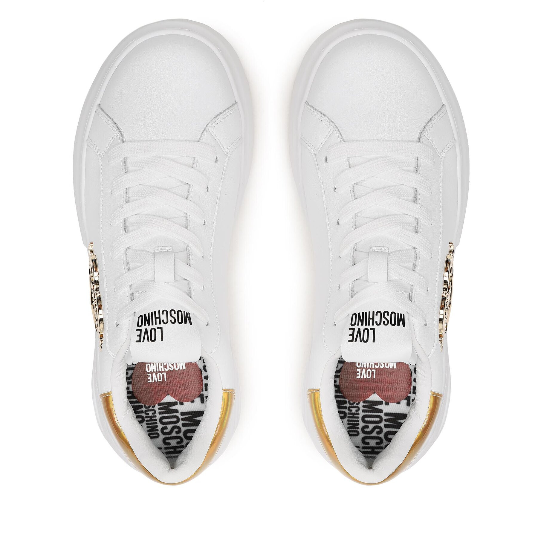 LOVE MOSCHINO Sneakersy JA15105G1HIA510A Biela - Pepit.sk