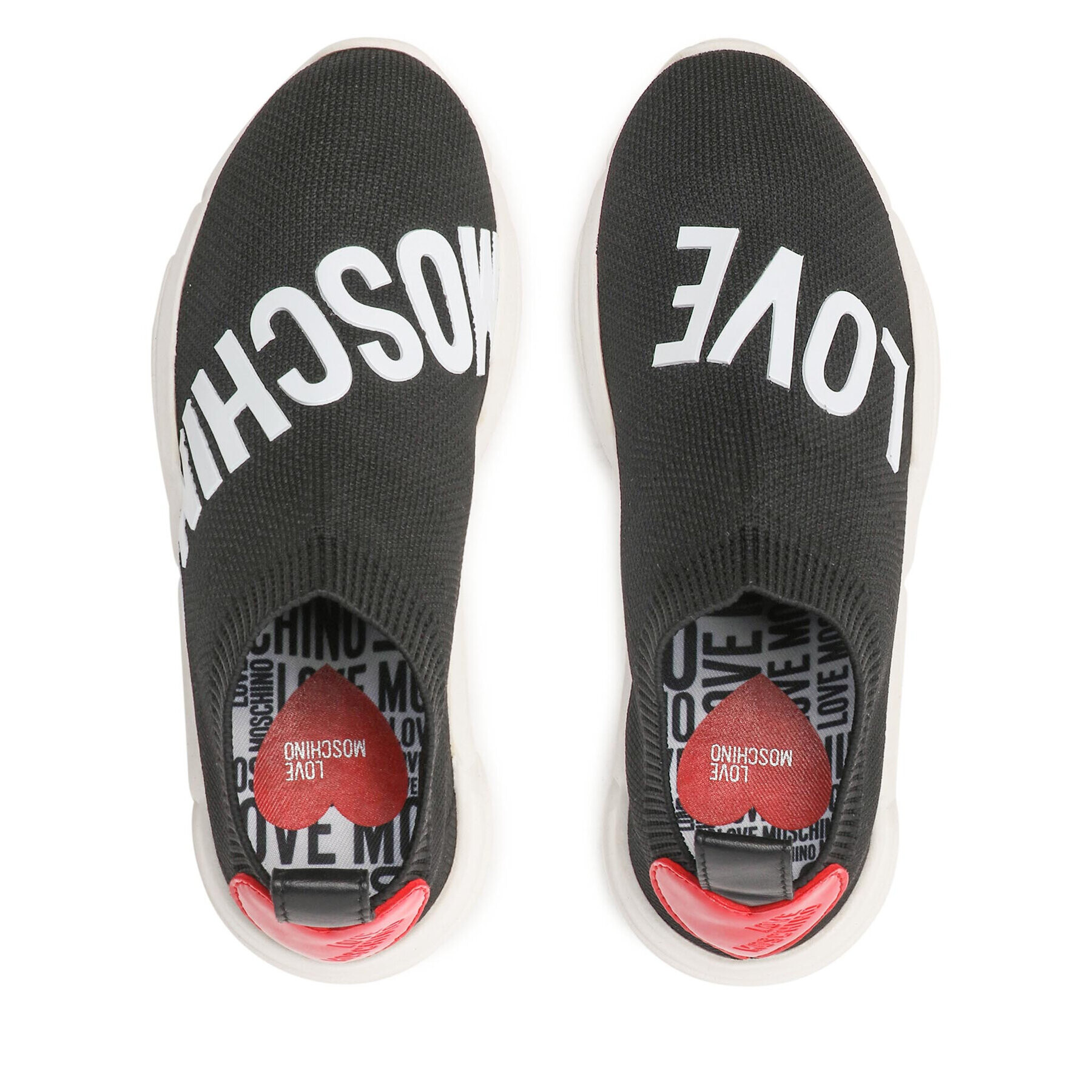 LOVE MOSCHINO Sneakersy JA15113G1FIZ800A Čierna - Pepit.sk