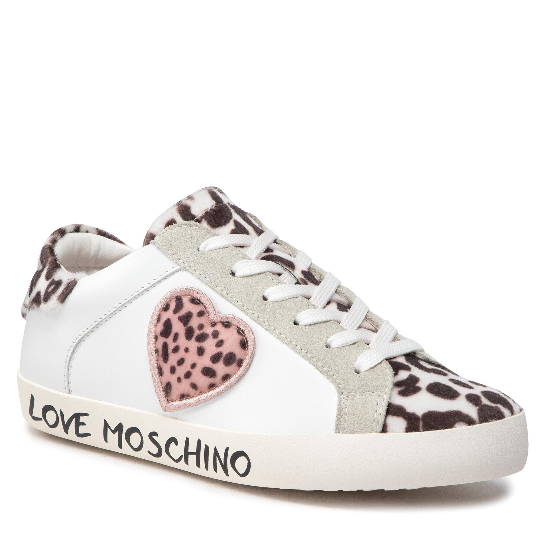 LOVE MOSCHINO Sneakersy JA15162G1FIAB10A Biela - Pepit.sk