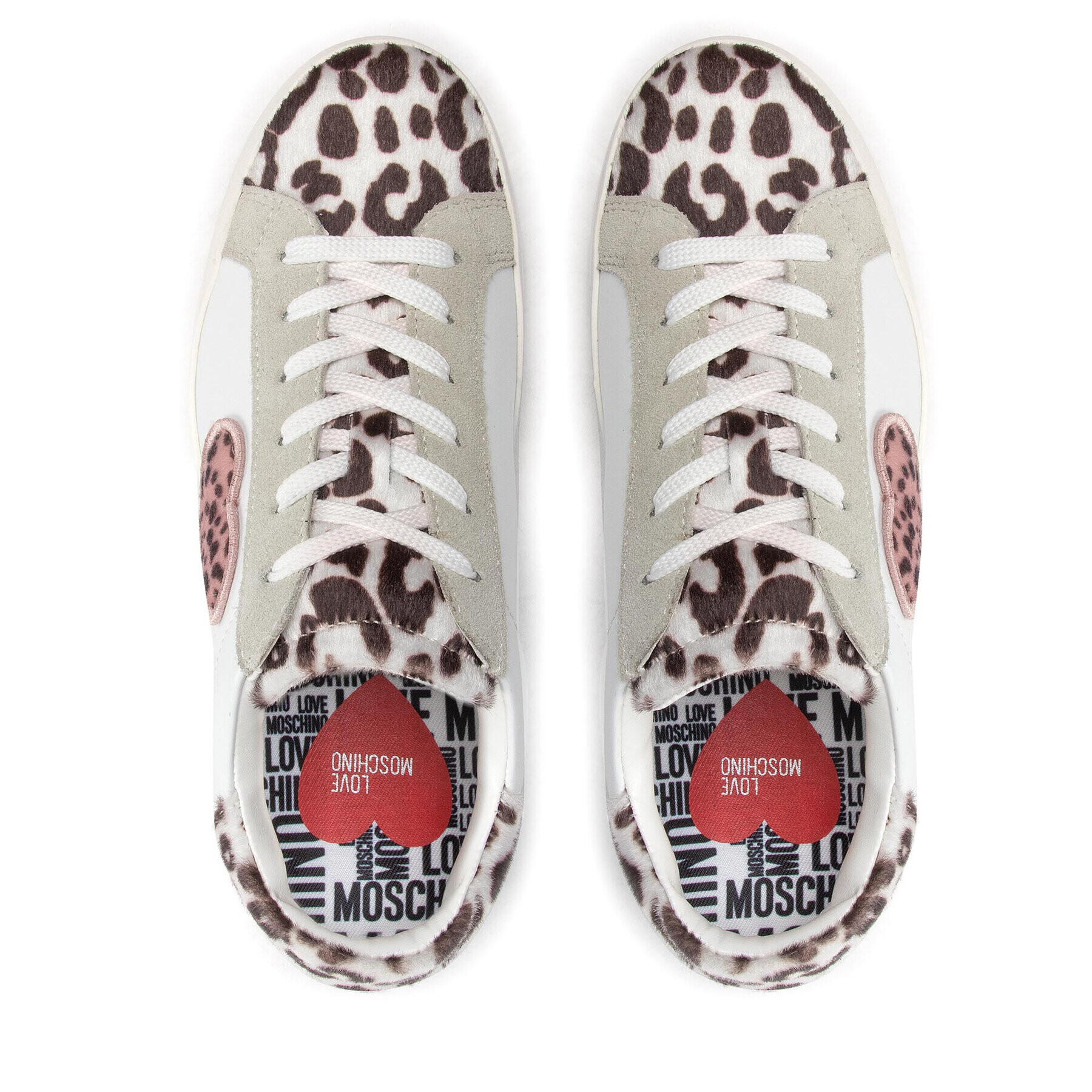 LOVE MOSCHINO Sneakersy JA15162G1FIAB10A Biela - Pepit.sk