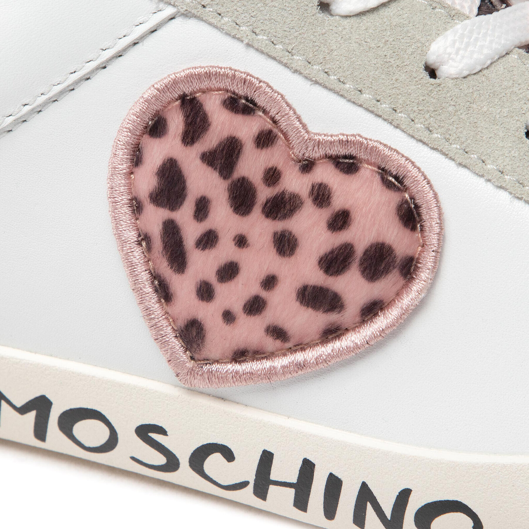 LOVE MOSCHINO Sneakersy JA15162G1FIAB10A Biela - Pepit.sk