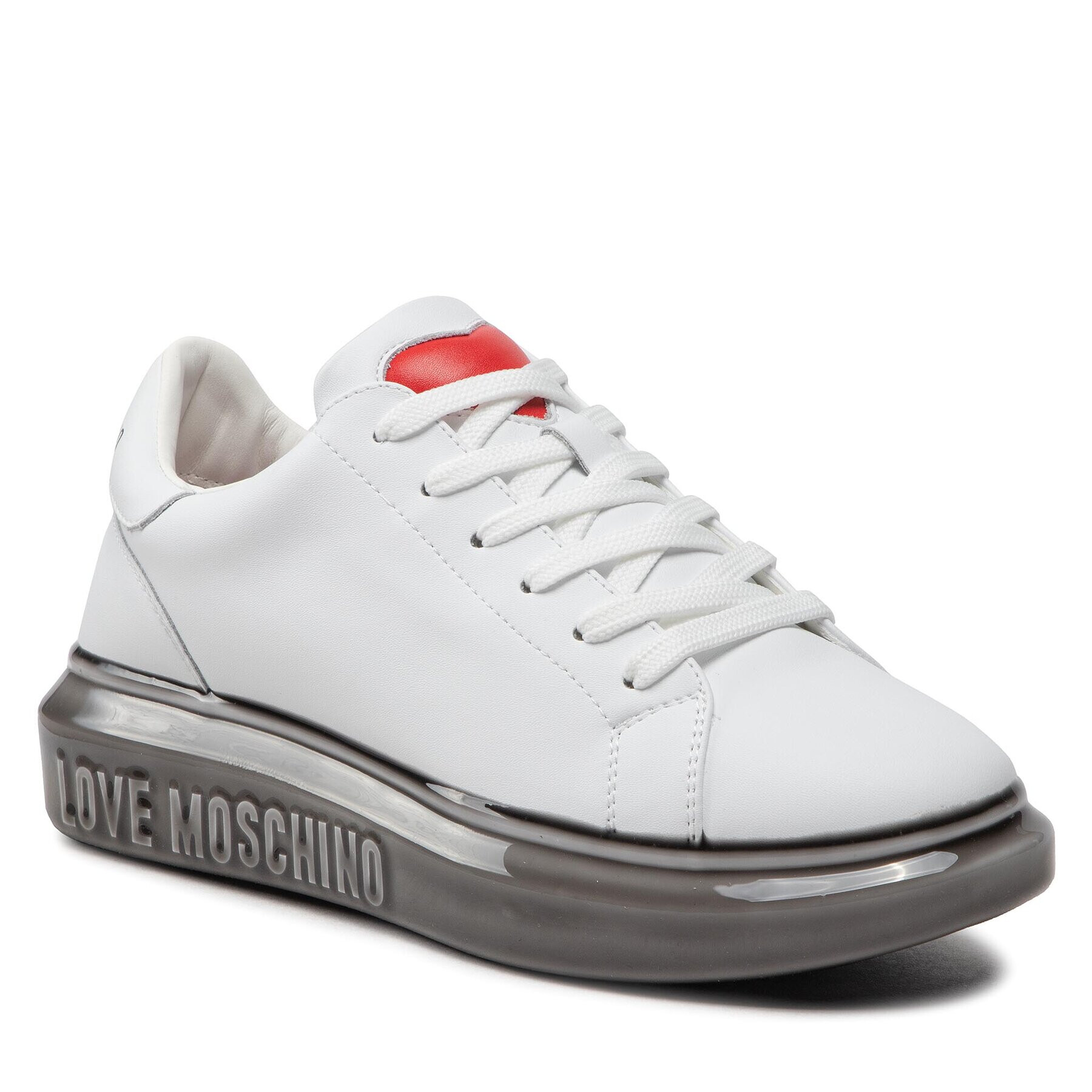 LOVE MOSCHINO Sneakersy JA15174G0FIAY10A Biela - Pepit.sk