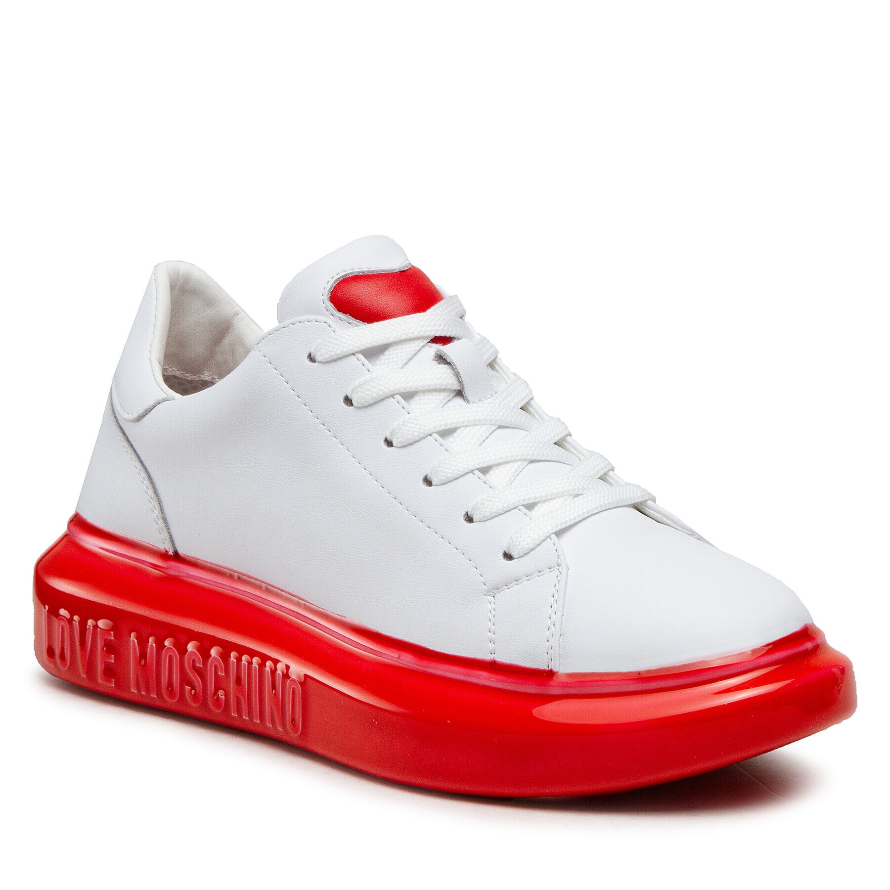 LOVE MOSCHINO Sneakersy JA15174G0FIAY10B Biela - Pepit.sk