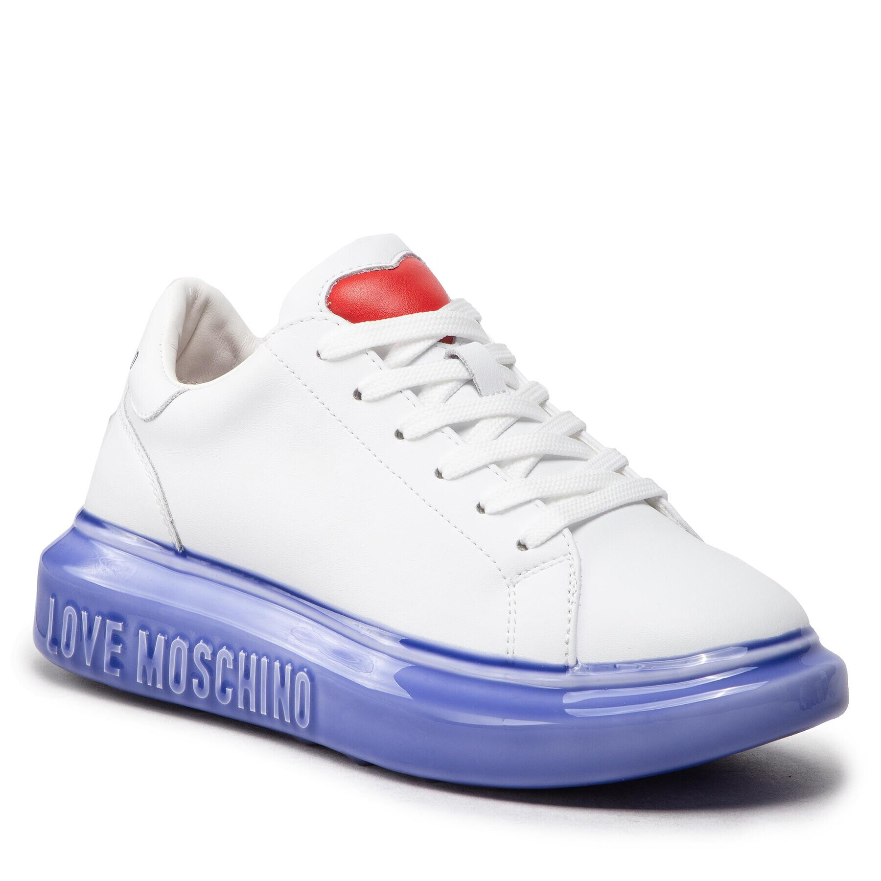 LOVE MOSCHINO Sneakersy JA15174G0FIAY10D Biela - Pepit.sk