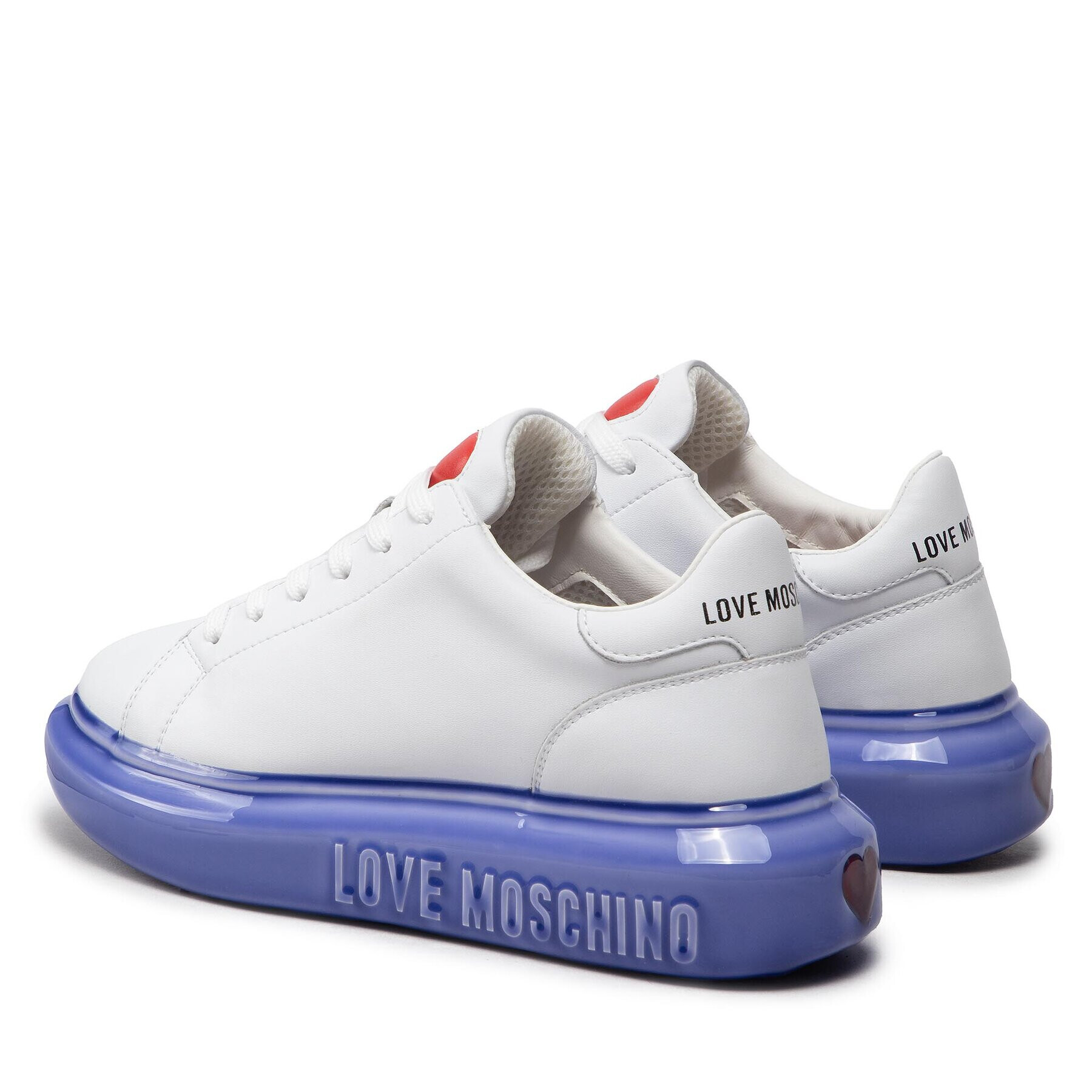 LOVE MOSCHINO Sneakersy JA15174G0FIAY10D Biela - Pepit.sk