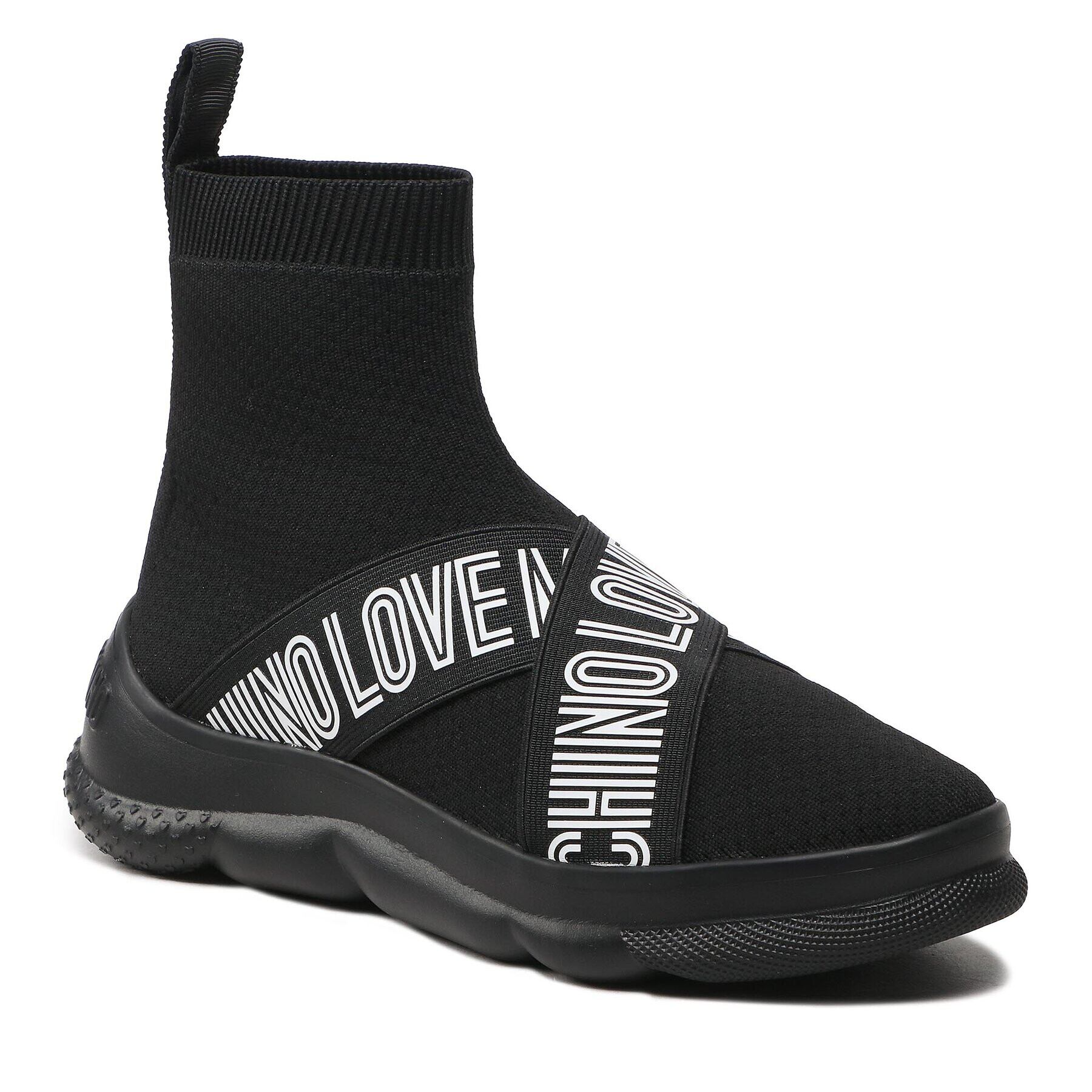 LOVE MOSCHINO Sneakersy JA15224G0FIZG00A Čierna - Pepit.sk