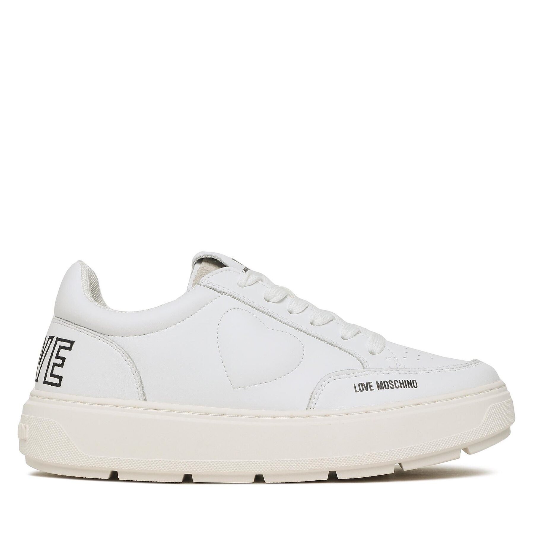 LOVE MOSCHINO Sneakersy JA15244G1HIA0100 Biela - Pepit.sk