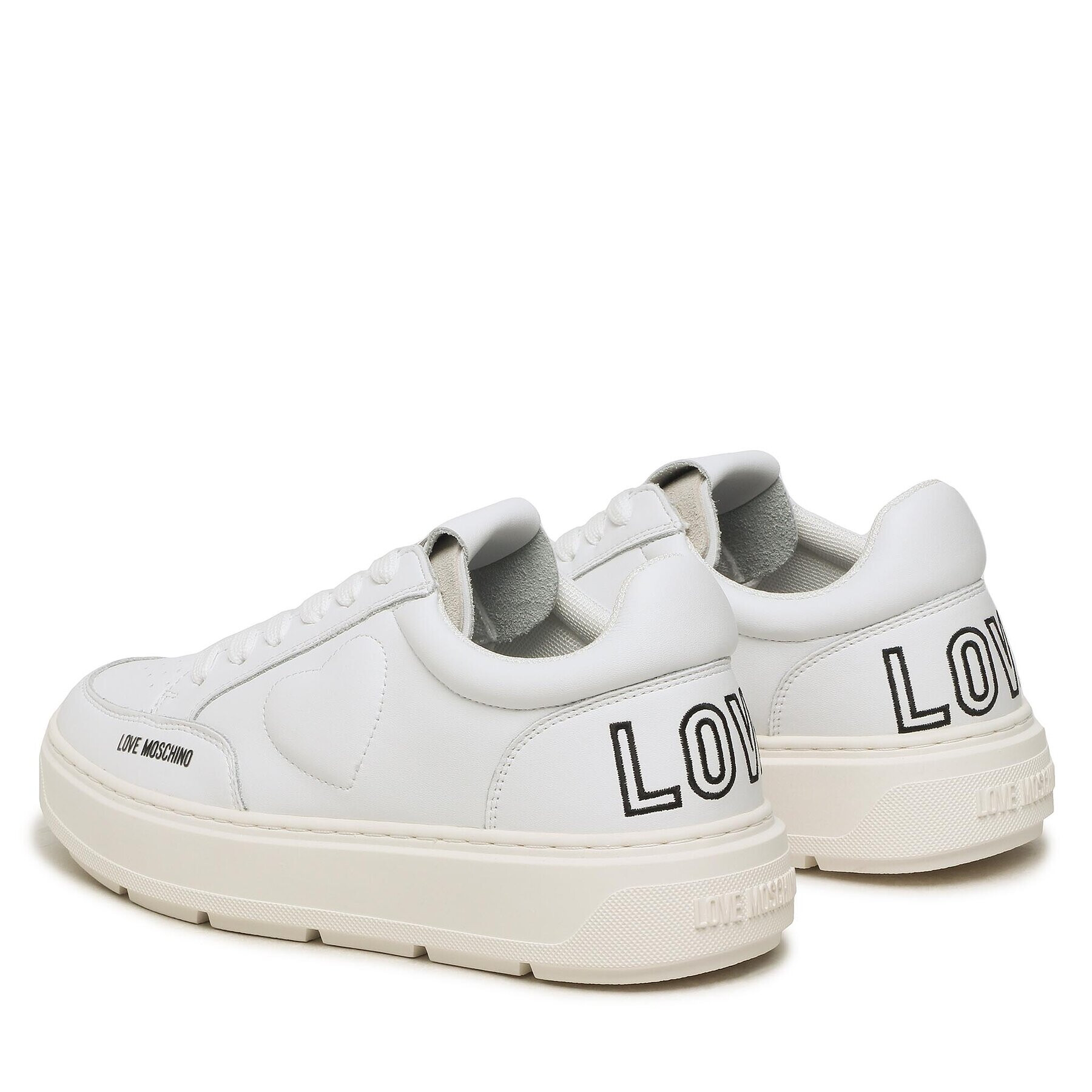 LOVE MOSCHINO Sneakersy JA15244G1HIA0100 Biela - Pepit.sk