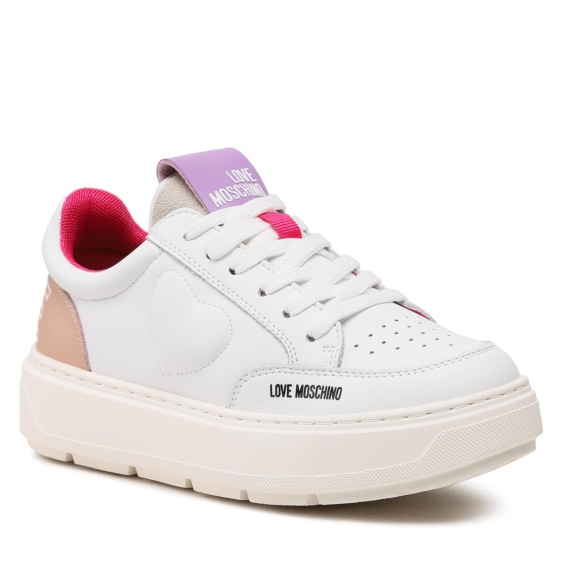 LOVE MOSCHINO Sneakersy JA15244G1HIAA10A Biela - Pepit.sk