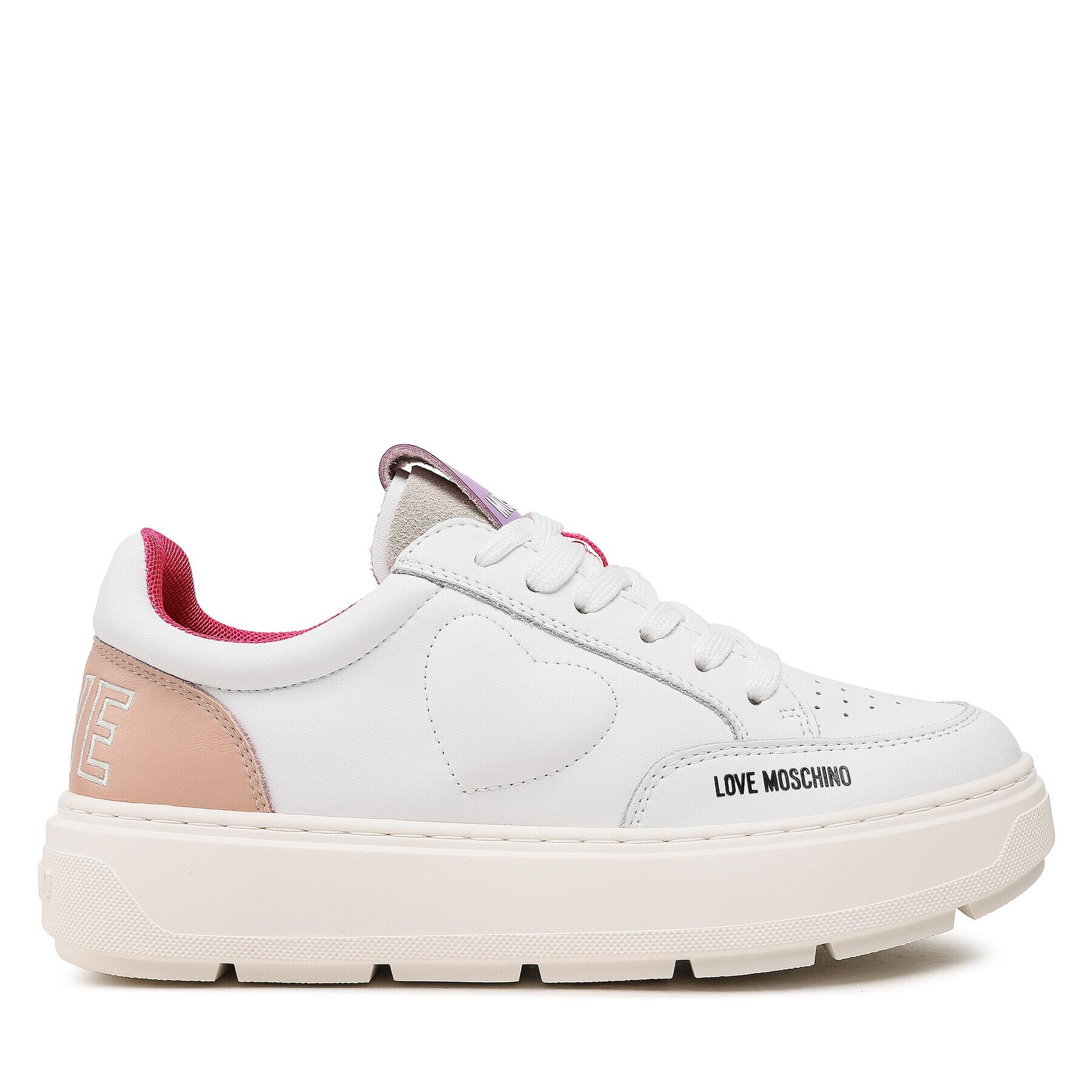 LOVE MOSCHINO Sneakersy JA15244G1HIAA10A Biela - Pepit.sk