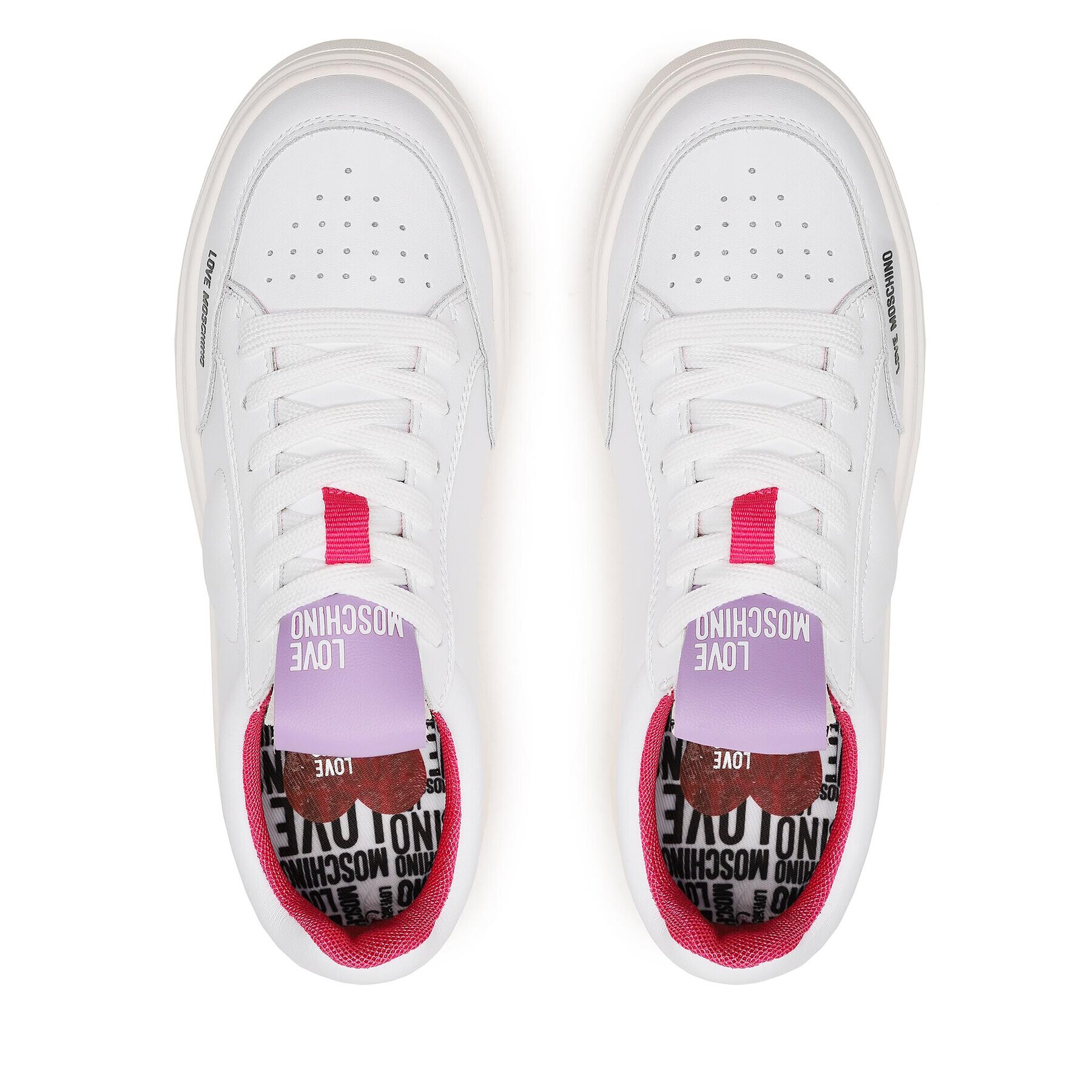 LOVE MOSCHINO Sneakersy JA15244G1HIAA10A Biela - Pepit.sk