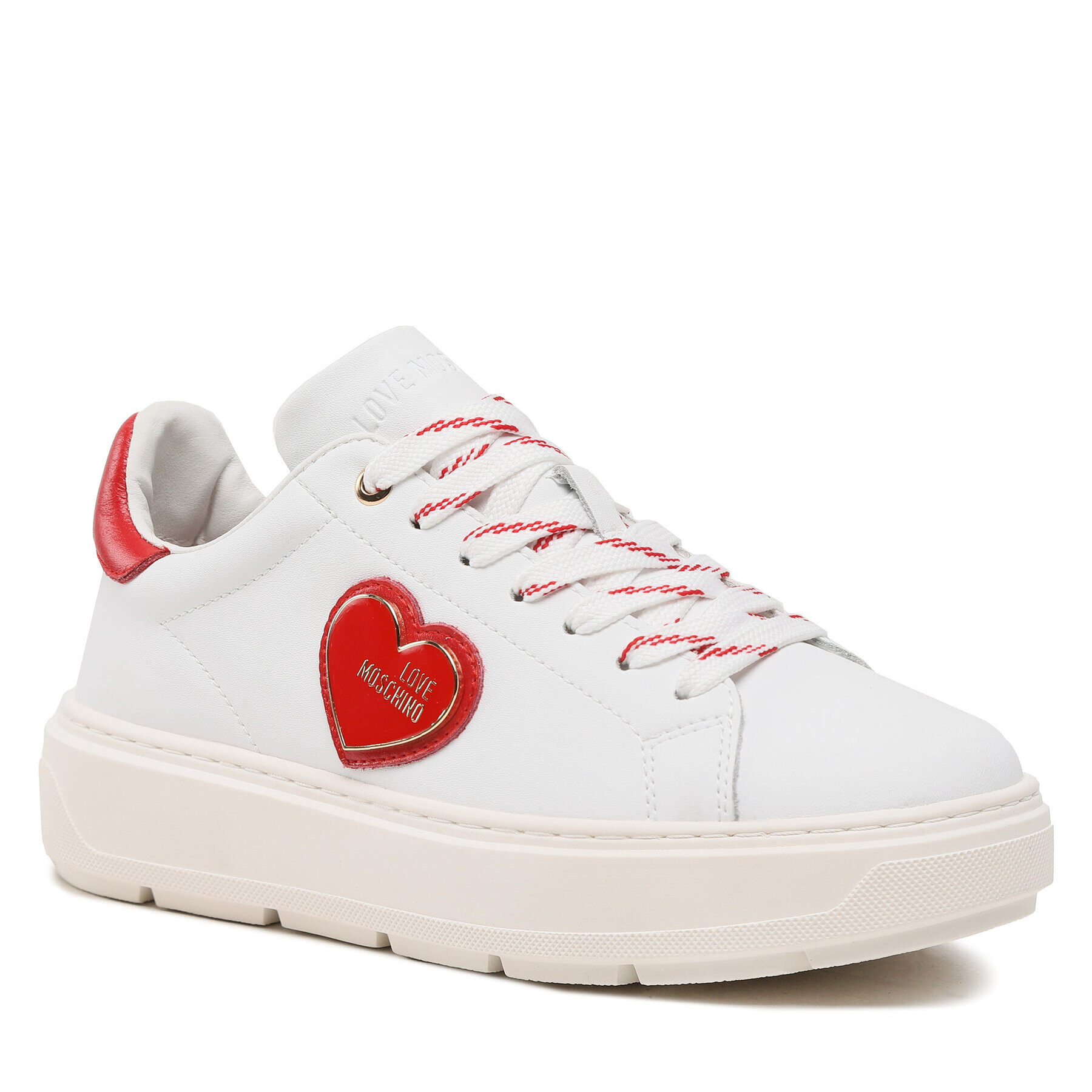 LOVE MOSCHINO Sneakersy JA15384G1GIA110B Biela - Pepit.sk