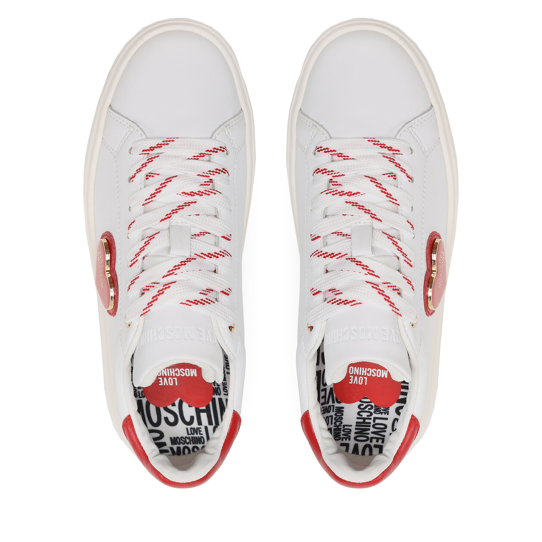 LOVE MOSCHINO Sneakersy JA15384G1GIA110B Biela - Pepit.sk