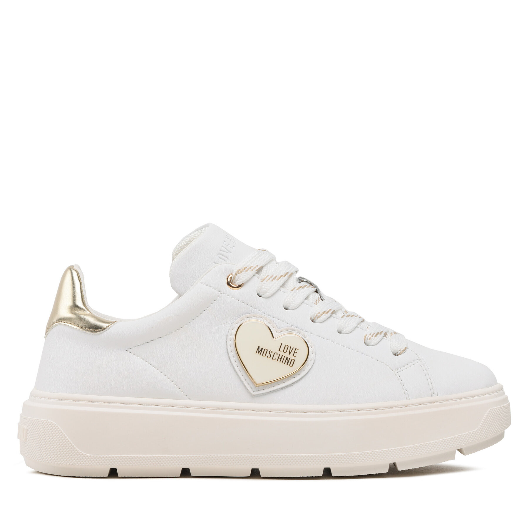 LOVE MOSCHINO Sneakersy JA15384G1GIA210A Biela - Pepit.sk